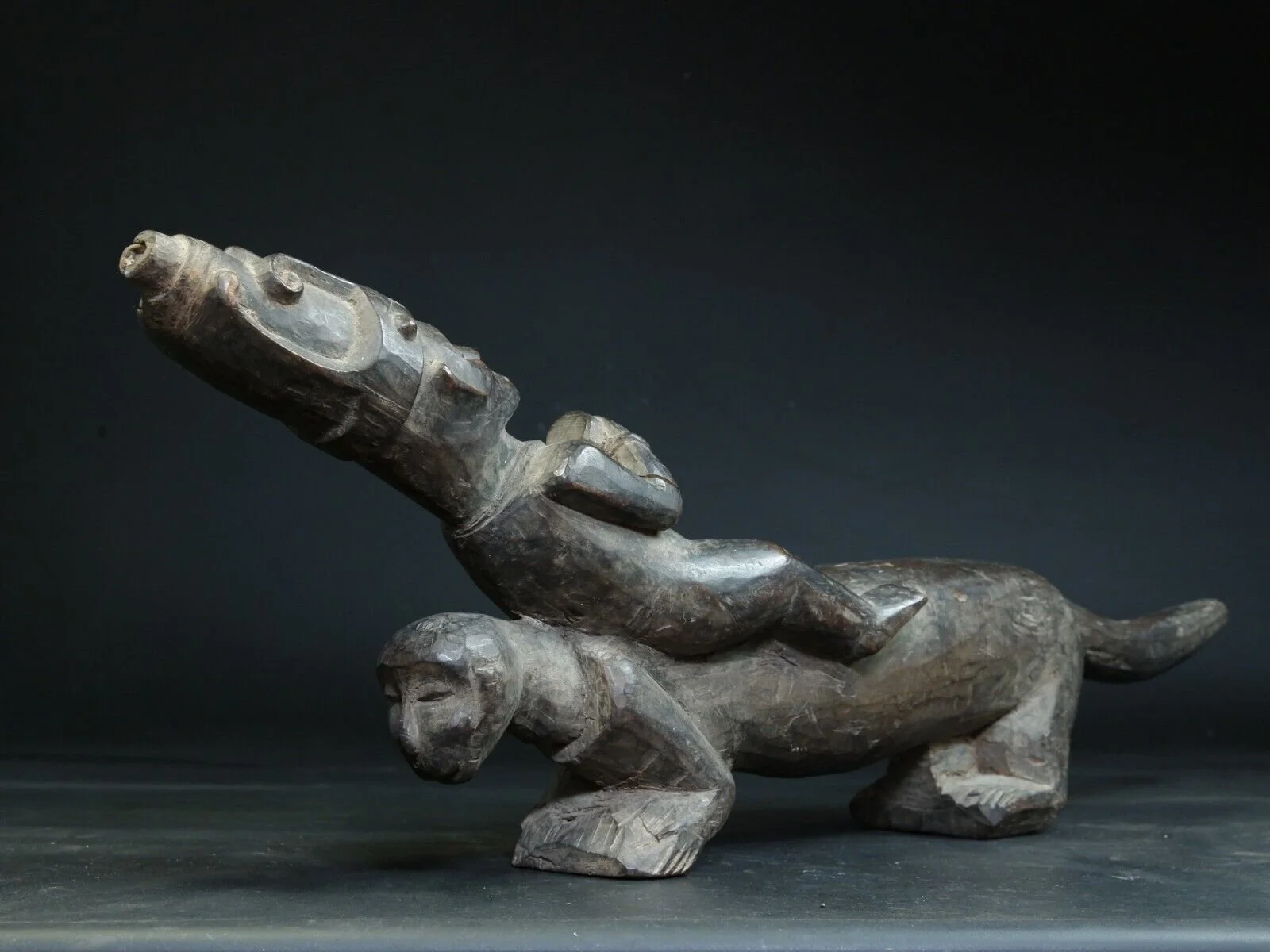 Antique Carved Nias Coconut Scraper Statue6.jpeg