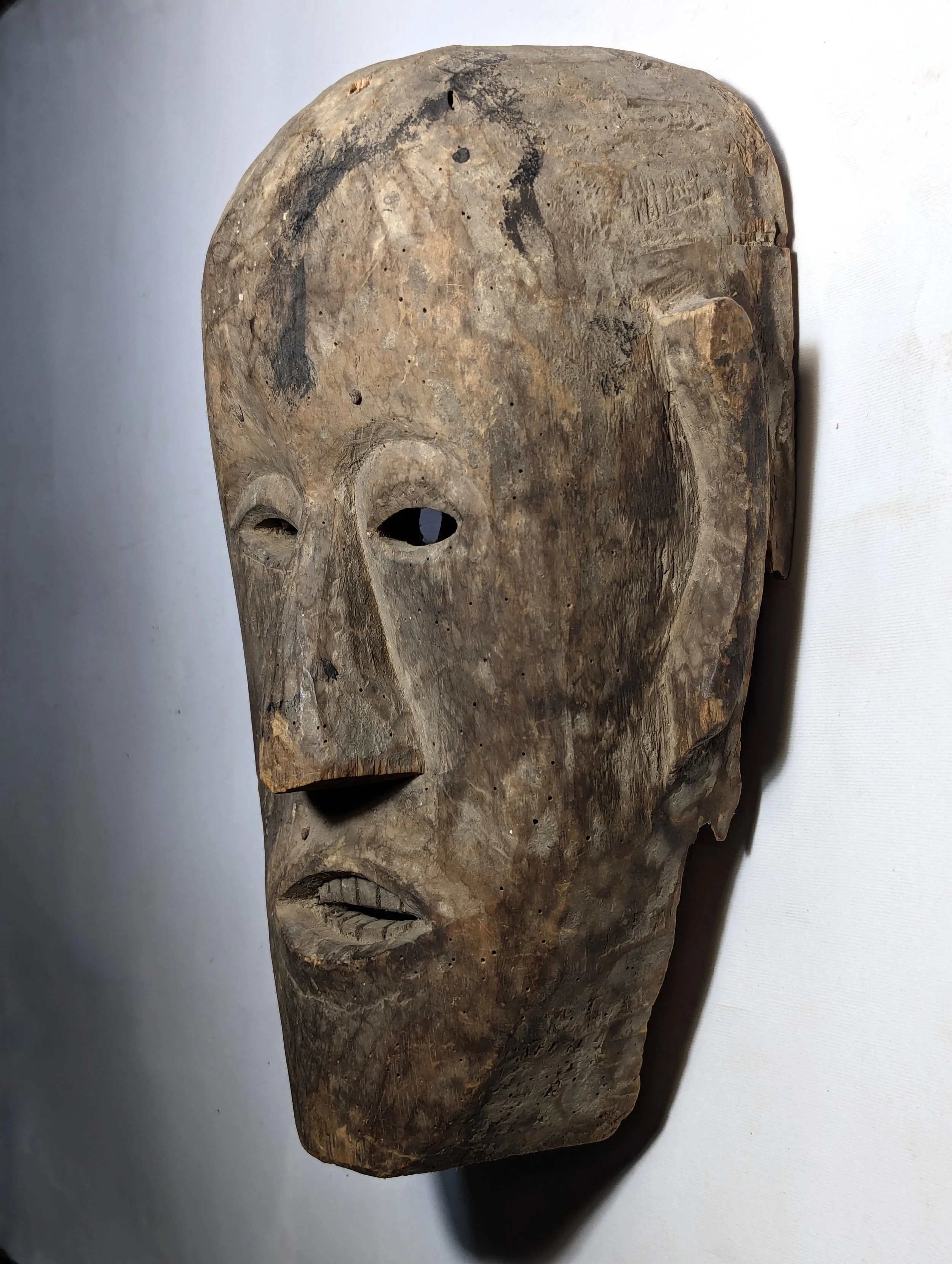 Old Large Shaman Dayak Mask - Borneo - Indonesia