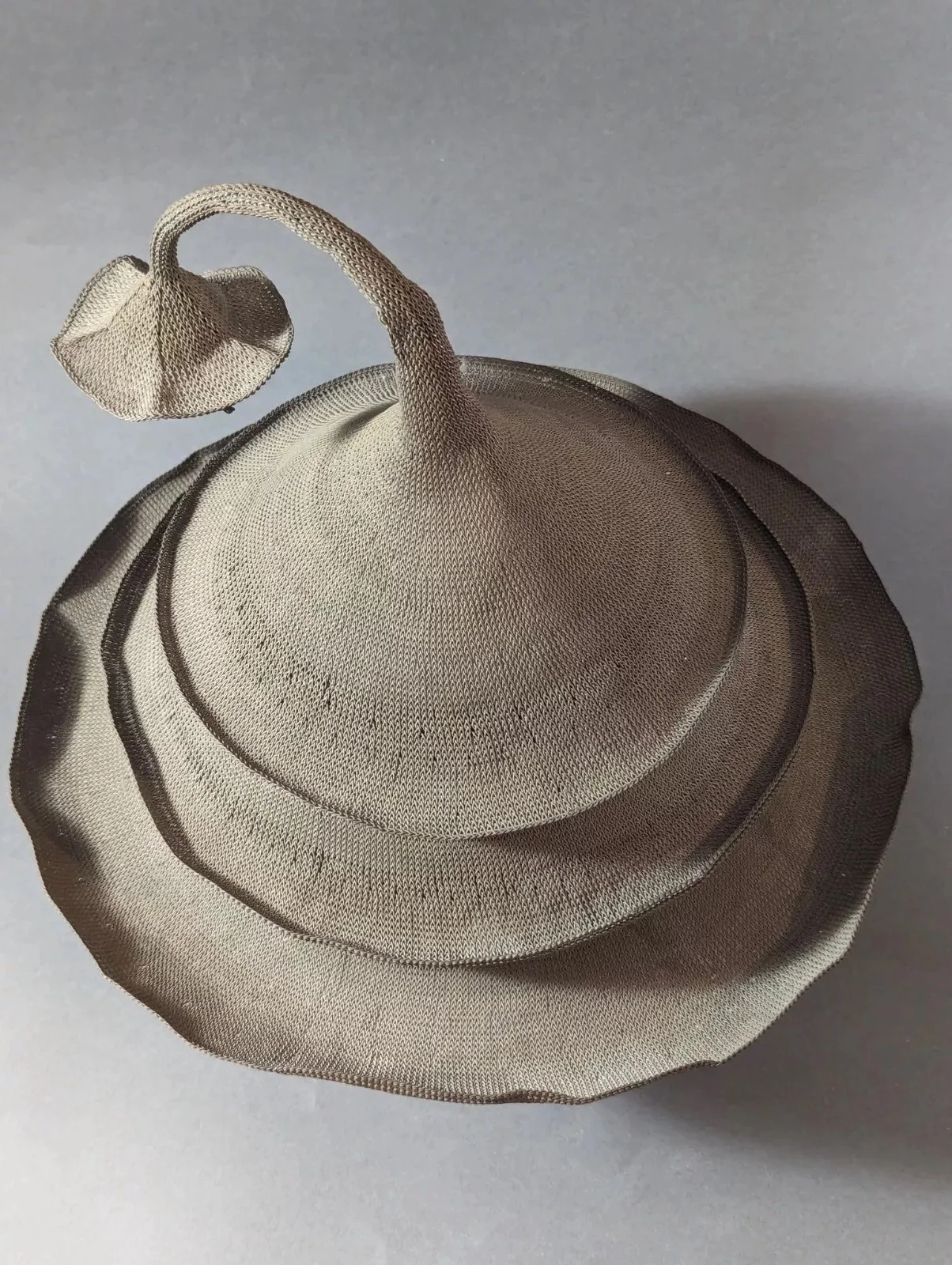 pure songkok antique metal lombok pagoda hat karang asem origin