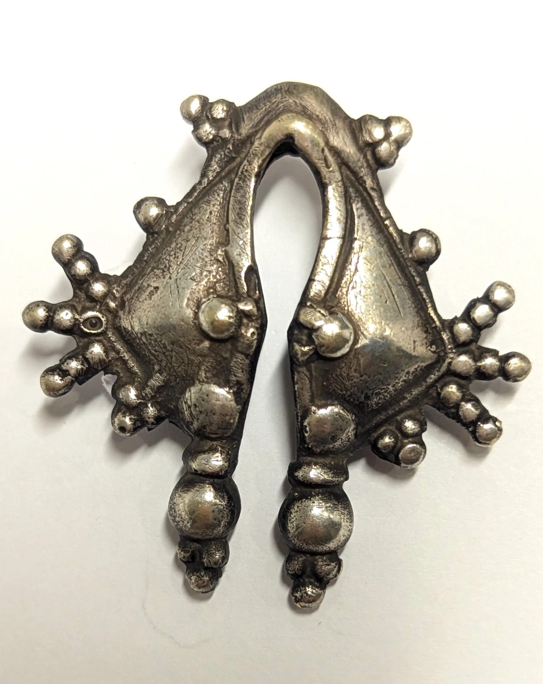 mamuli pendant heirloom antique sumba melal silver tribal oceanic art