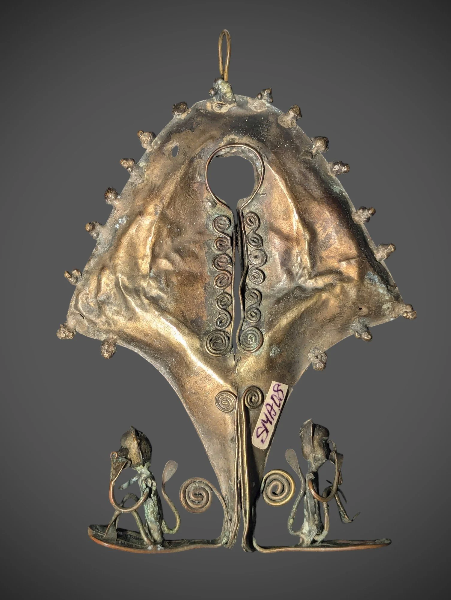 ethnographic heirloom mamuli sumba ritual pendant jewel