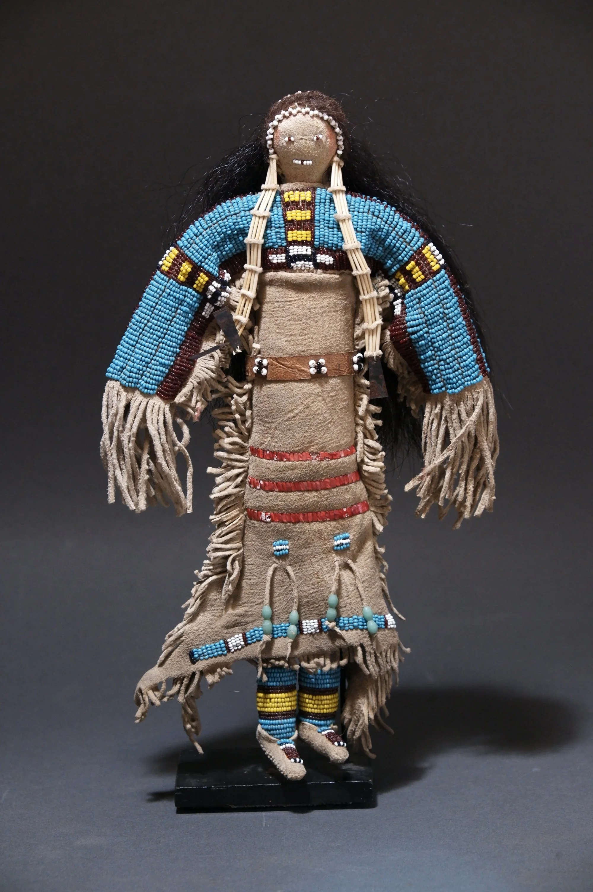antique native american plains indian doll