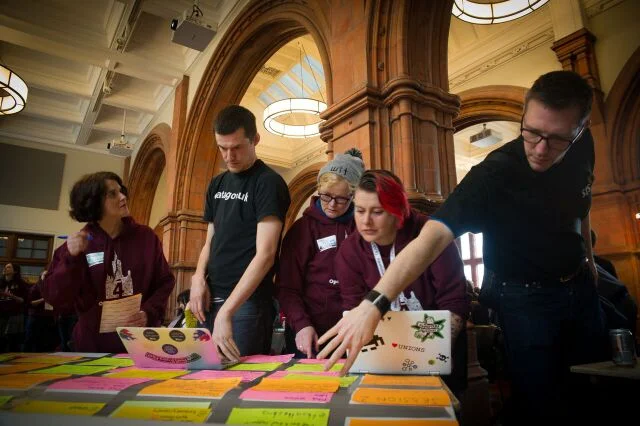 (Open data) camping in the rain