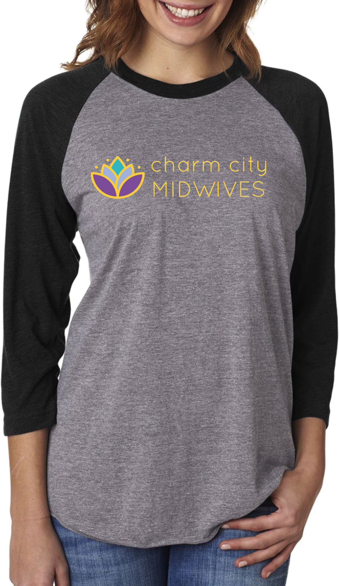 Unisex Triblend 3/4-Sleeve Raglan