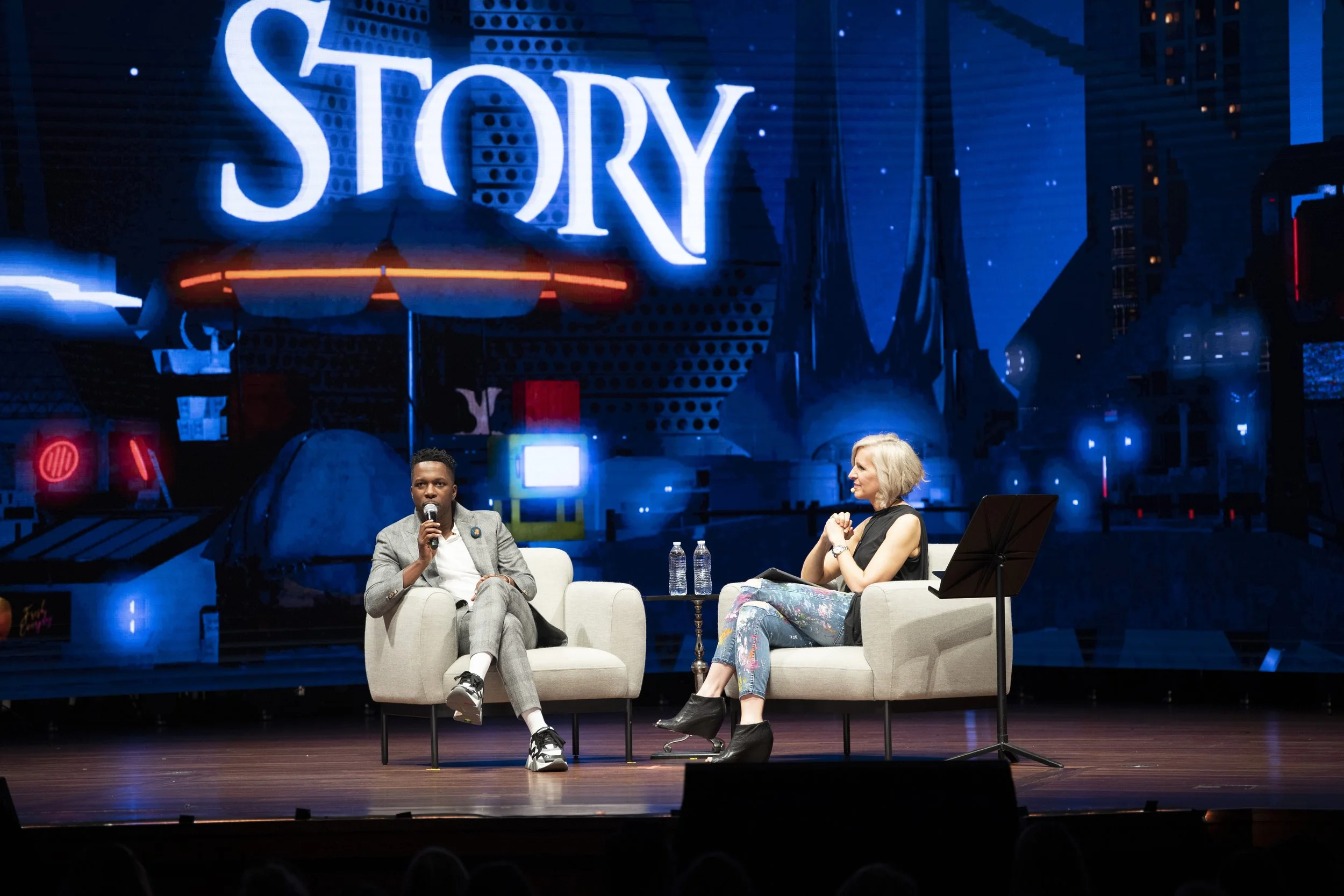 Leslie Odom Jr and Susan Blackwell by Jud Davis.JPG
