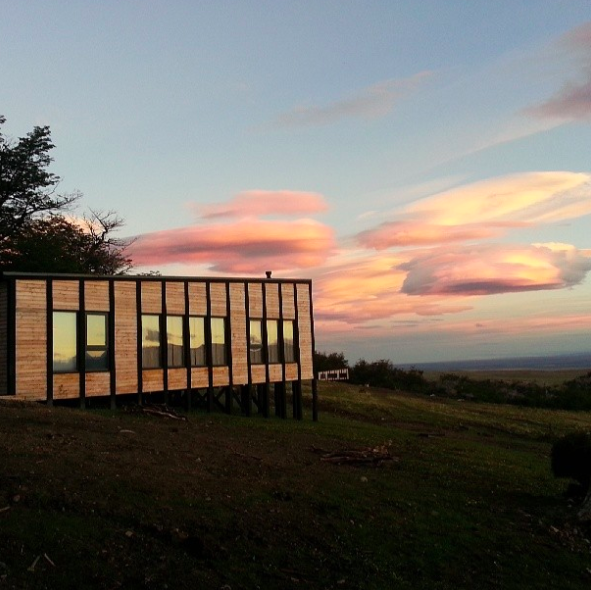 Sunset from Awasi Patagonia - Lauren Holmes