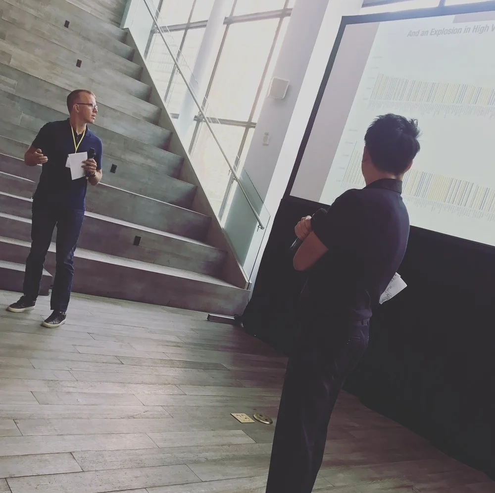 Brad Svrluga (left, General Partner, Primary Venture Partners) and Ben Sun (right, General Partner, Primary Venture Partners)