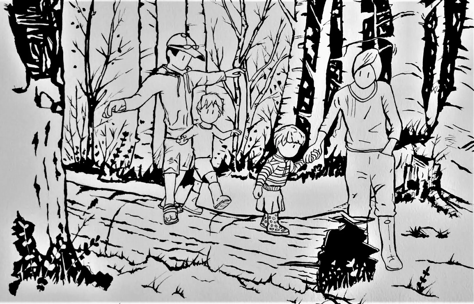 Dave Black White Rick Clarke Artist.jpg