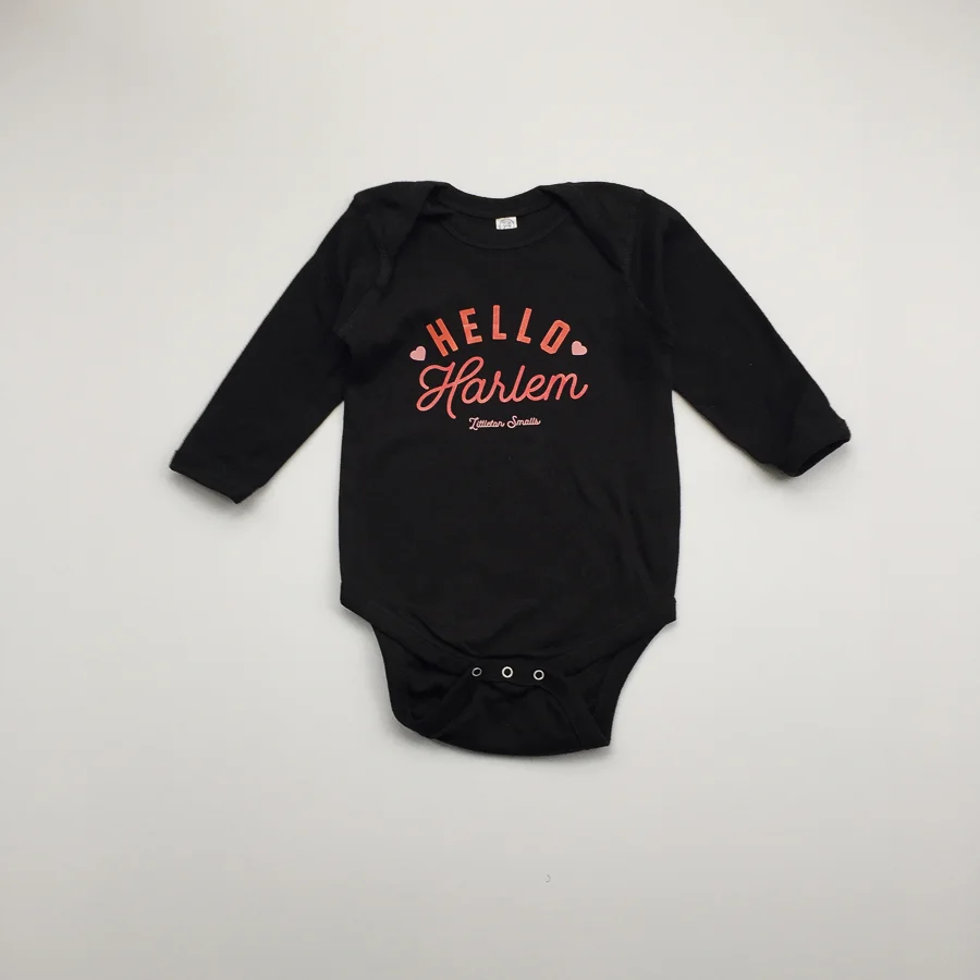 Hello Harlem LS Onesie