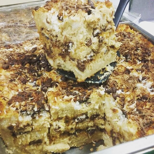 If you know Cindy in the back of the house here at APG then you know one of our best!  Not only is she an awesome employee... she came up with the idea of getting bread pudding on our menu &amp; has been executing a variety of flavors ever since!  Ch