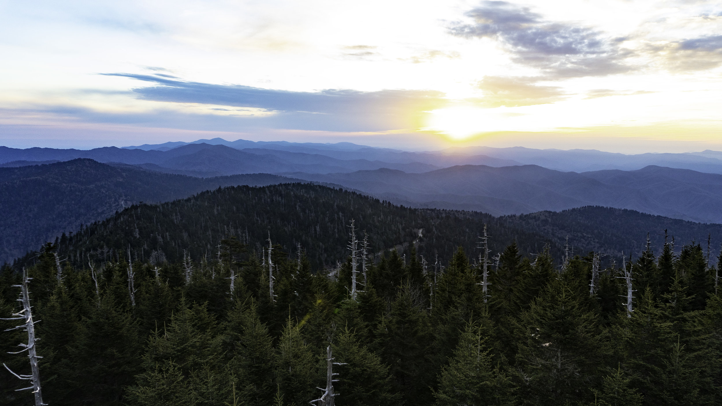  And finally, a Clingmans Dome sunrise shot 