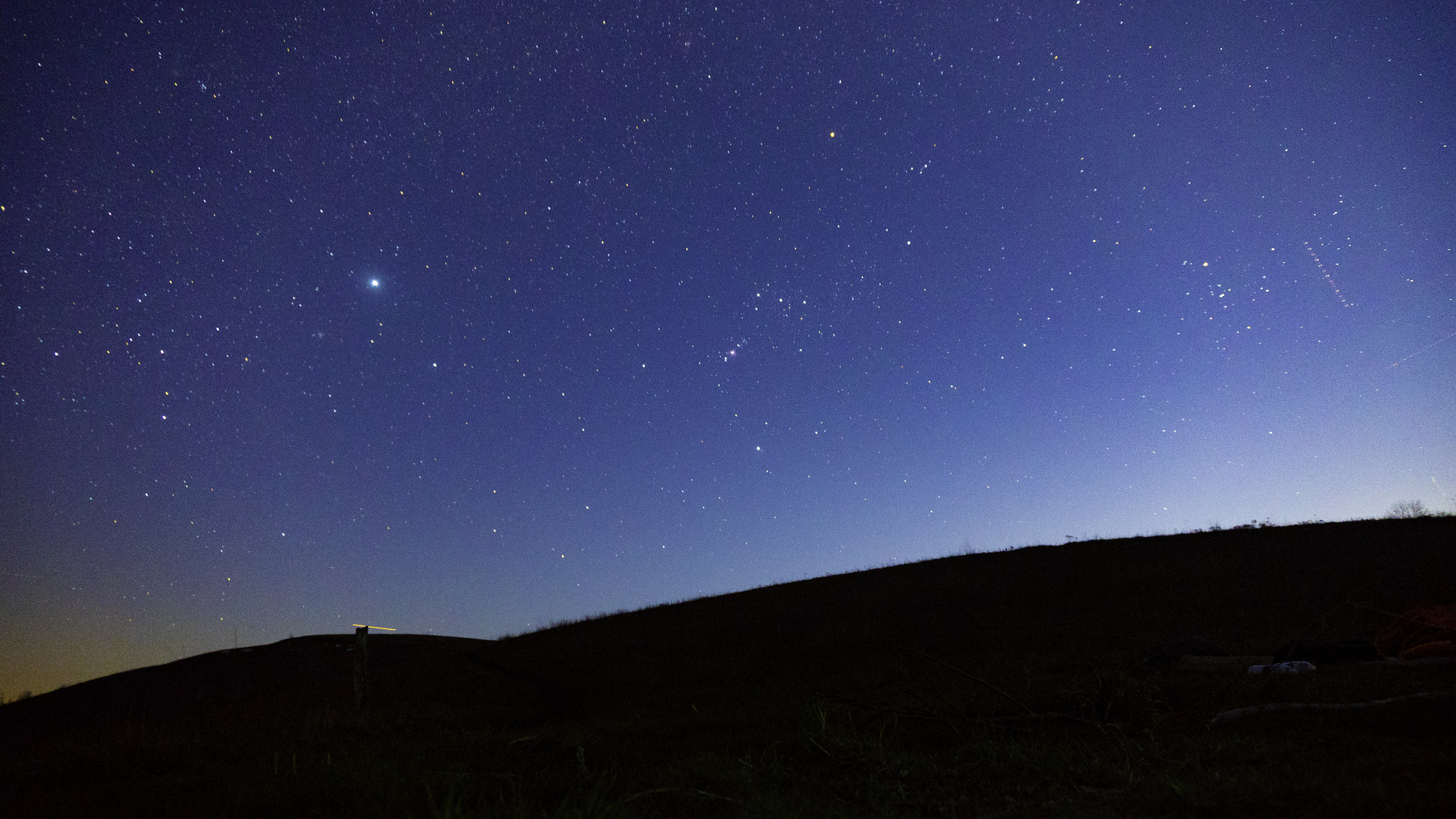  The night sky over Max Patch 