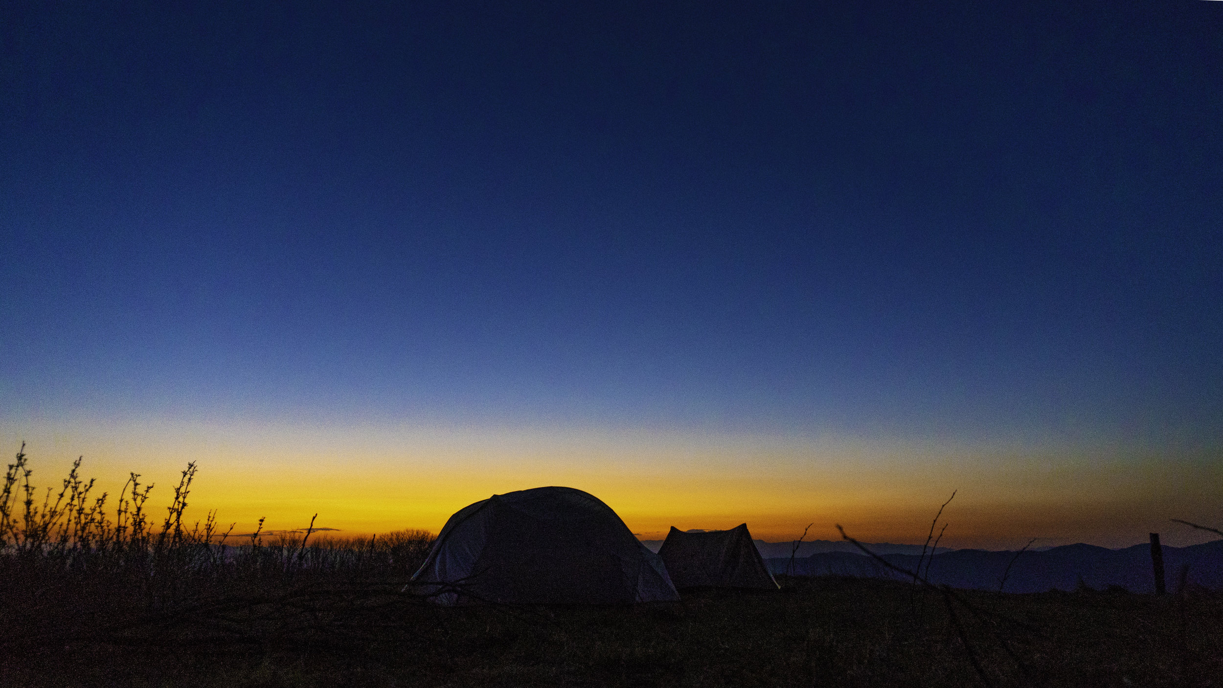  First light over camp 