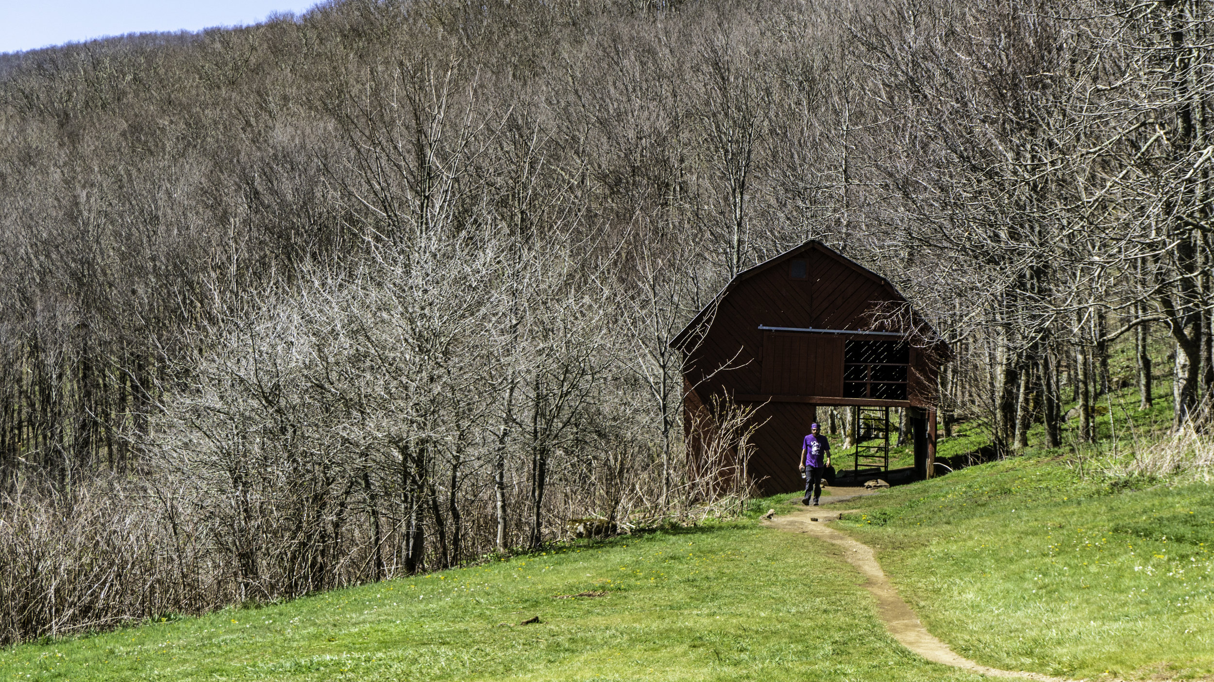  The famous Overmountain Shelter or “the Barn” 