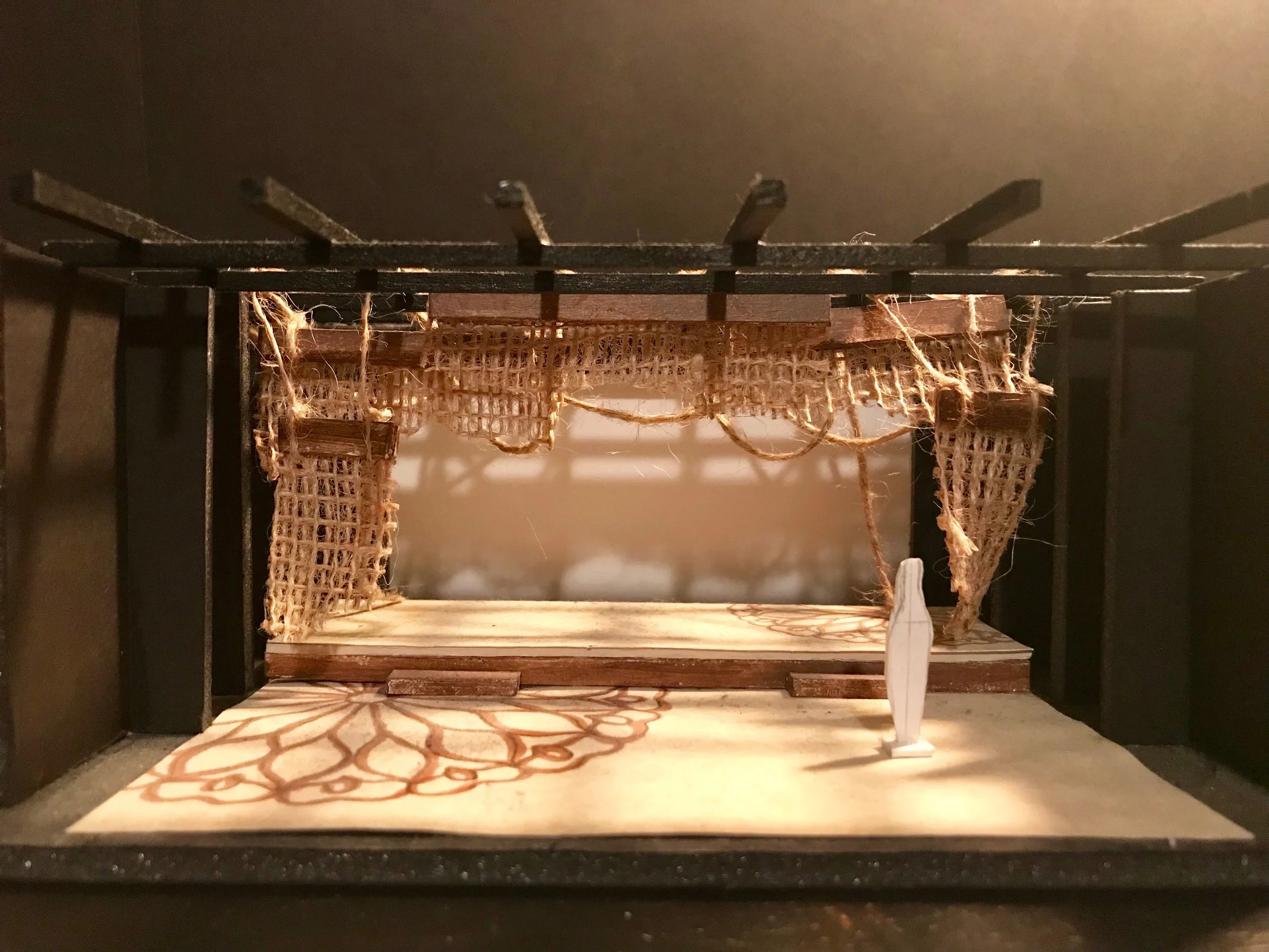  Preliminary Model for&nbsp; The Adventures of Rikki Tikki Tavi&nbsp; at Youth Theatre Northwest (View 2)   