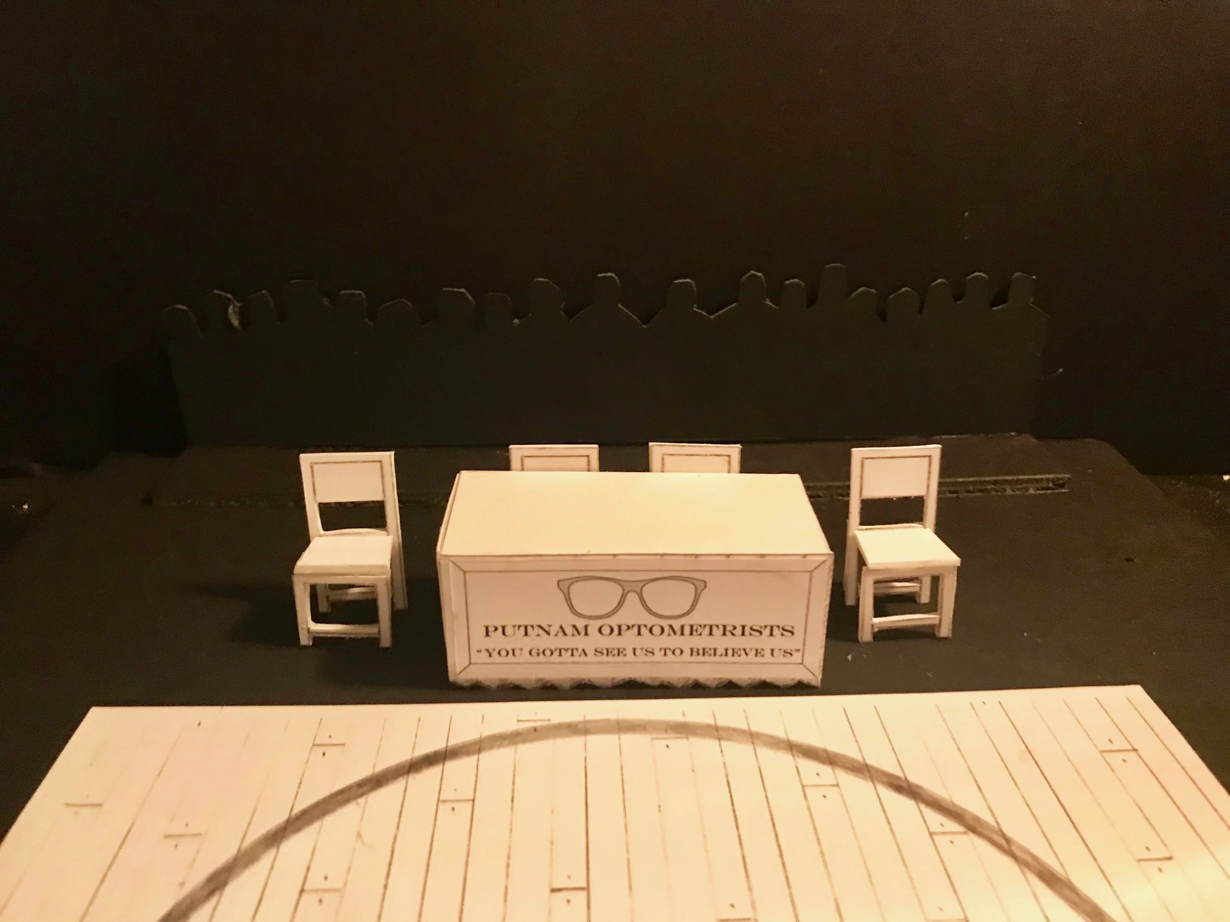  Preliminary White Model for  The 25th Annual Putnam County Spelling Bee  at Youth Theatre Northwest (View 2) 