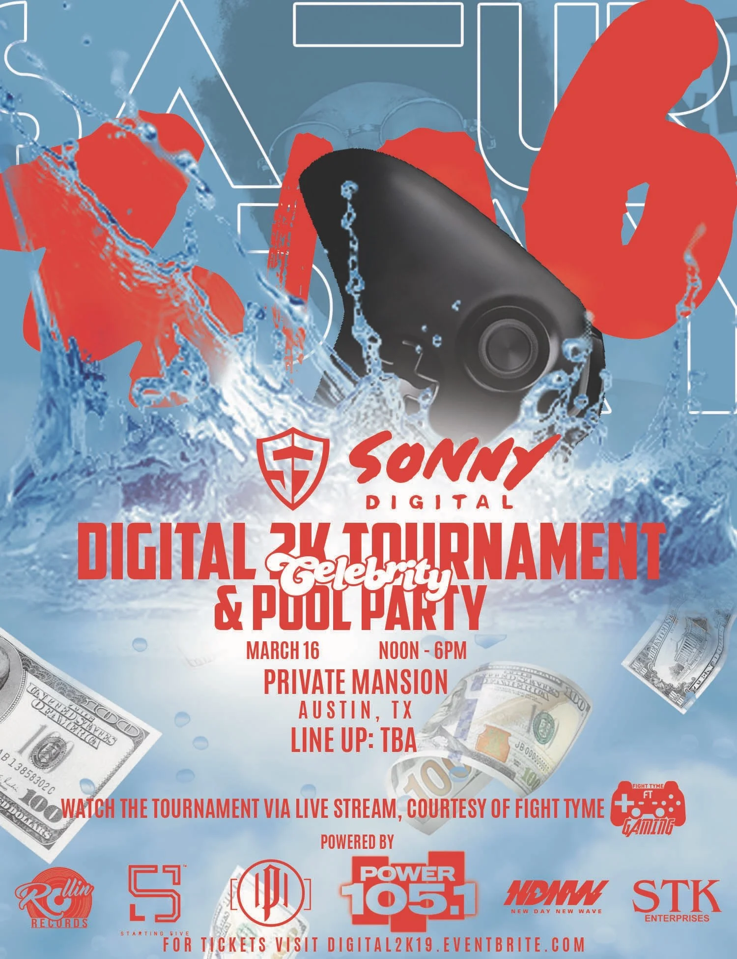 Catch Sonny Digital's Celebrity 2K Tournament &amp; Pool Party at SXSW