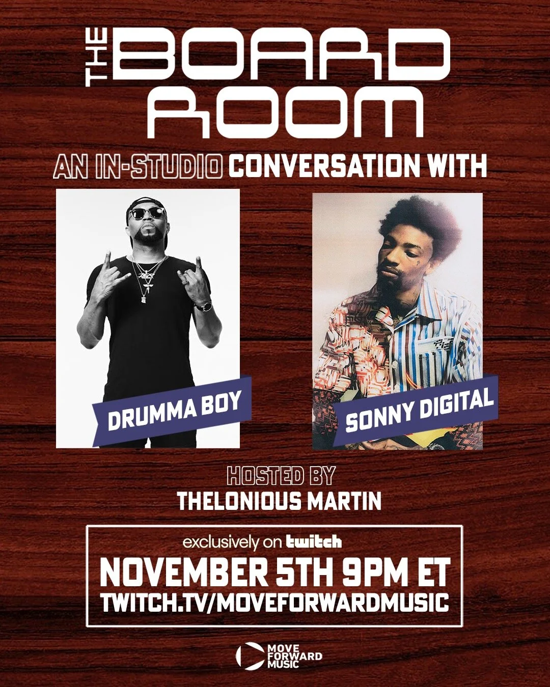 Tune in this Thursday for an In-Studio Conversation with Sonny Digital