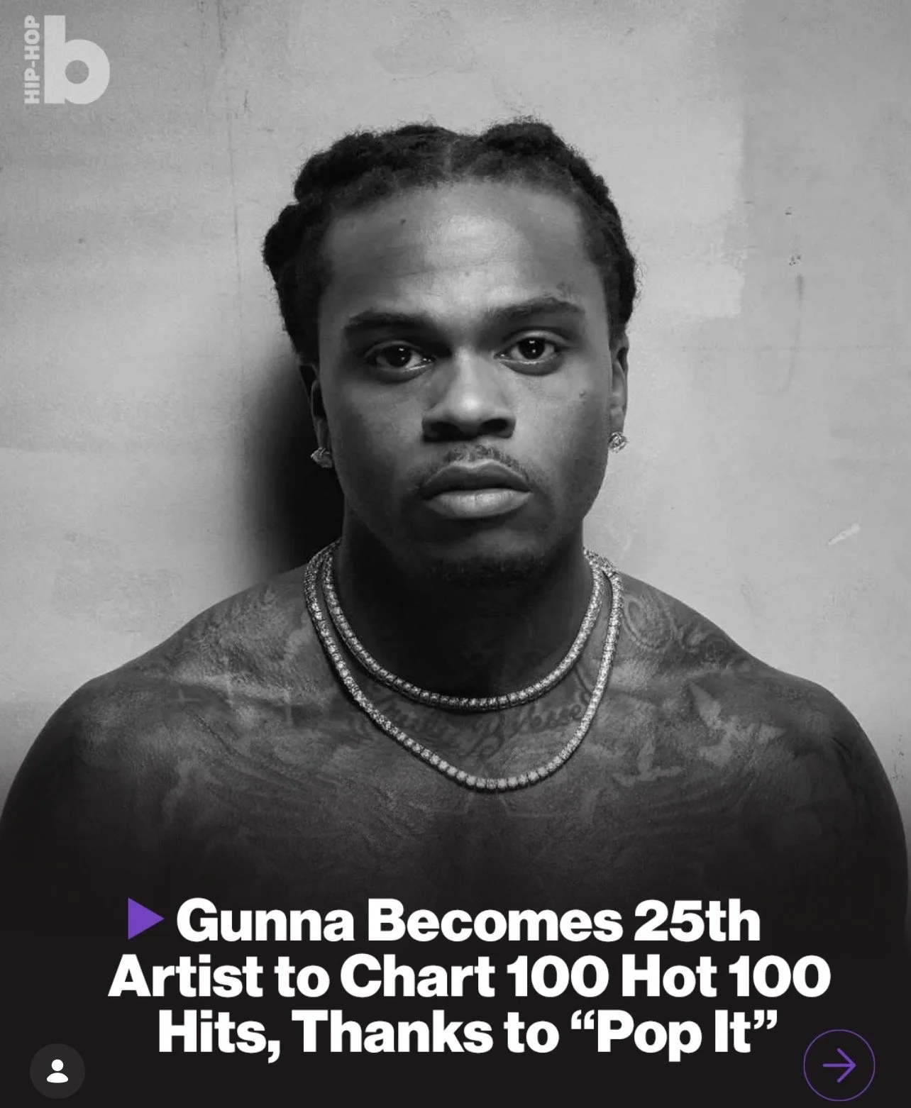 Gunna Becomes 25th Artist to Chart 100 Hot 100 Hits, Thanks to "Pop It" Produced by Kizzy