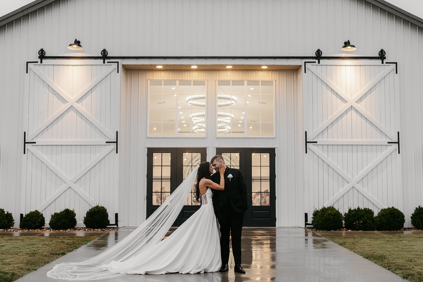 When the Forecast Changed, The Barn Didn’t Miss a Beat - A Beautiful Rainy Wedding Day