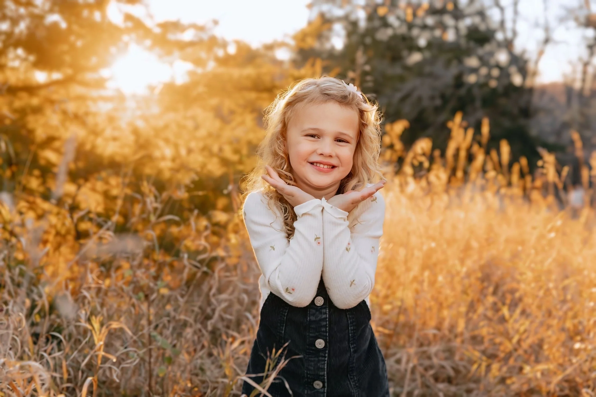 Omaha Family Photographer – Fall Family Session at Sunset