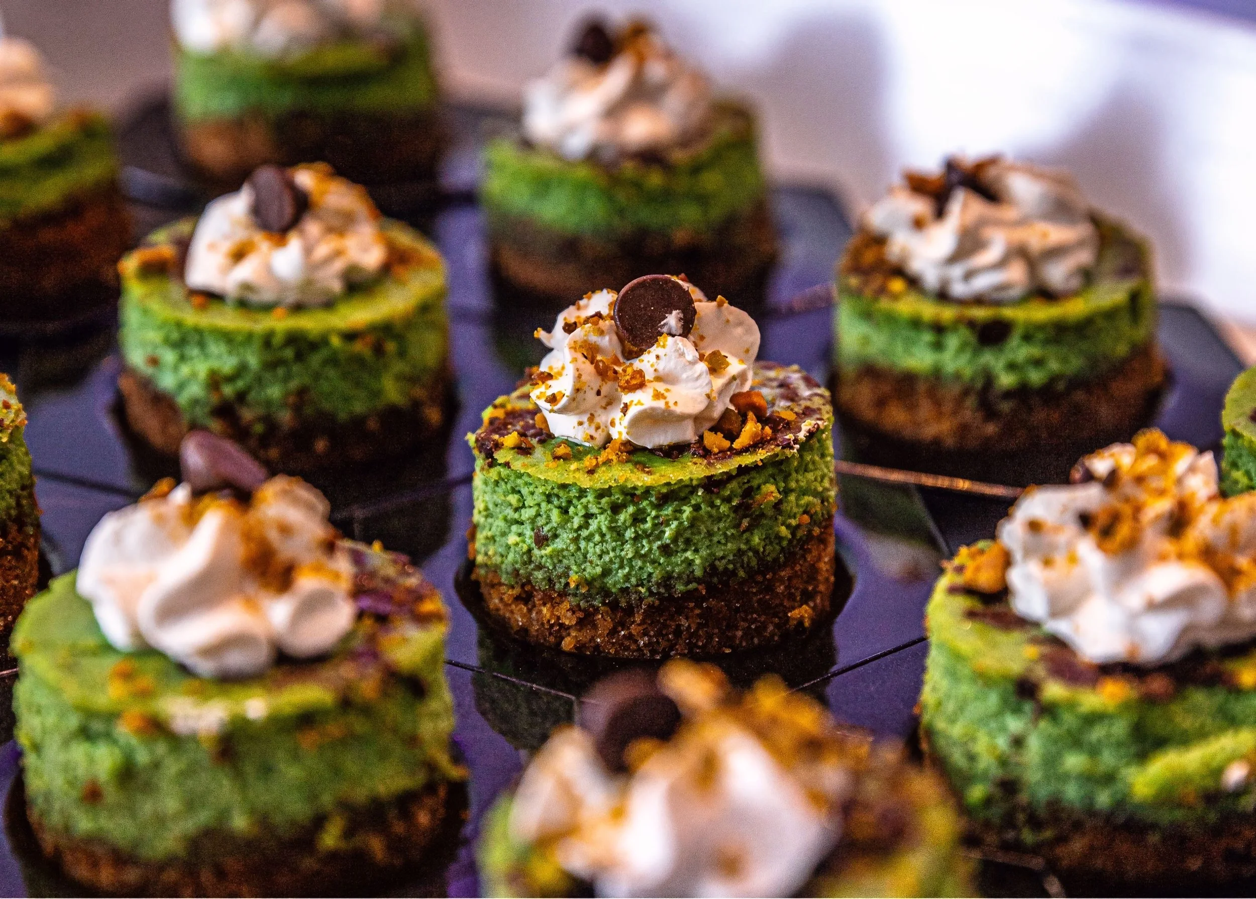 Omaha Food Photographer | Pistachio Cheesecake