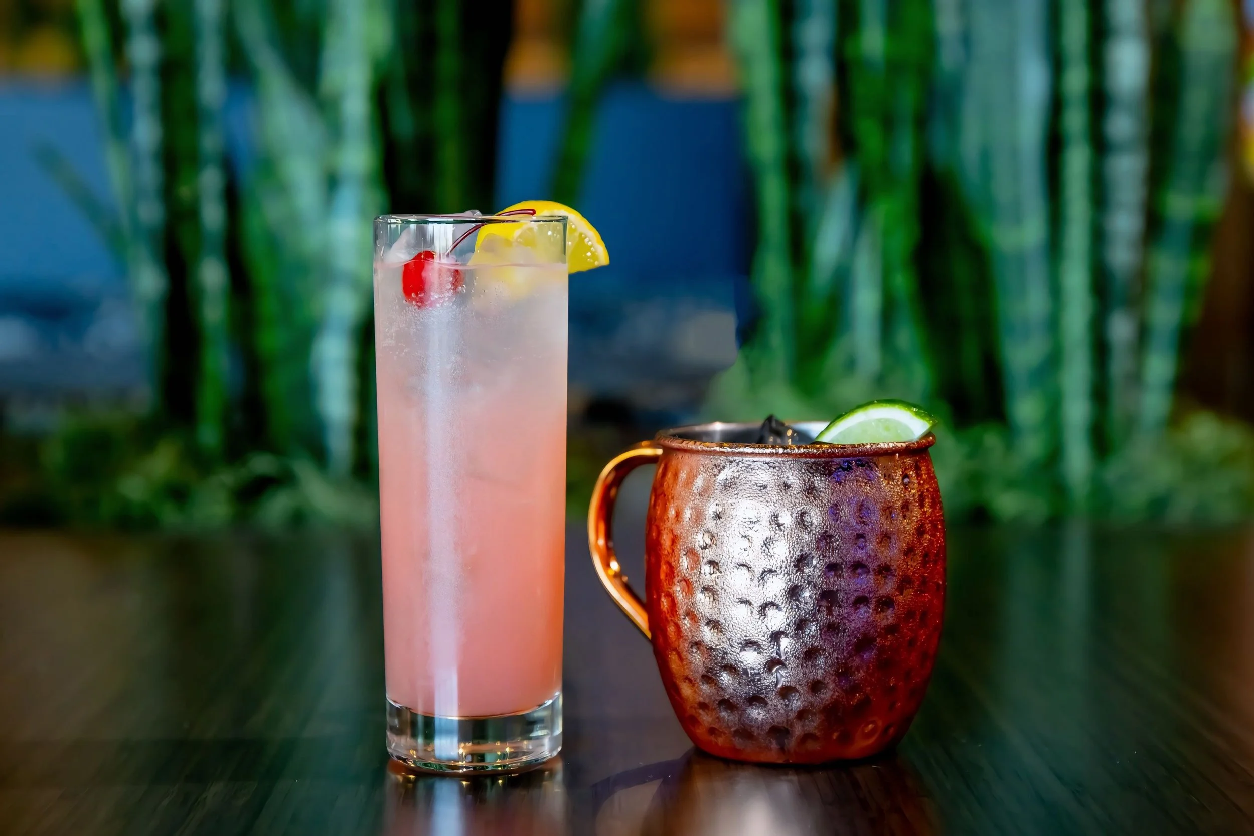 Omaha Food Photographer | Tropical Cocktail Menu 