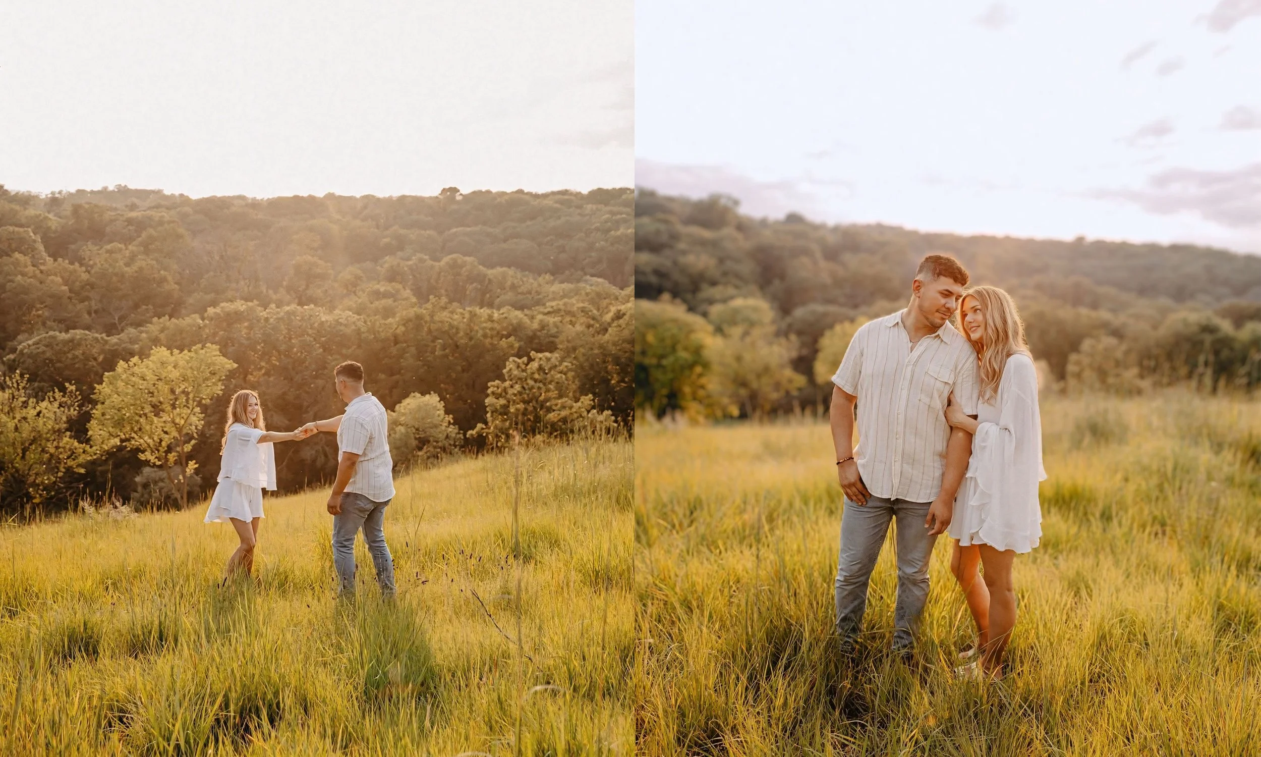 Omaha Engagement Photographer | Neale Woods | Golden Hour 