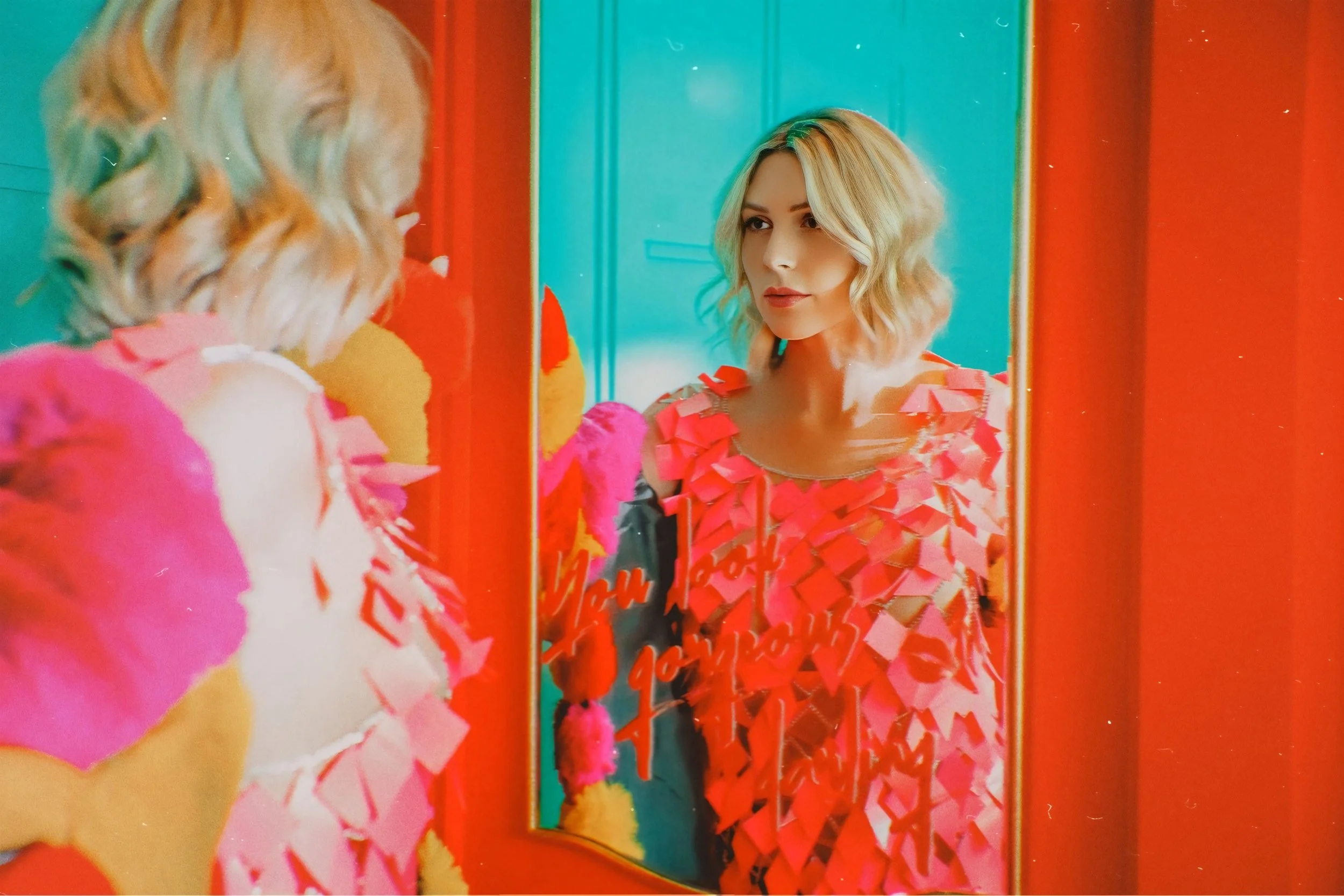 Fashion Portraits Omaha | High Contrast Editorial Photography | Champagne Lanes