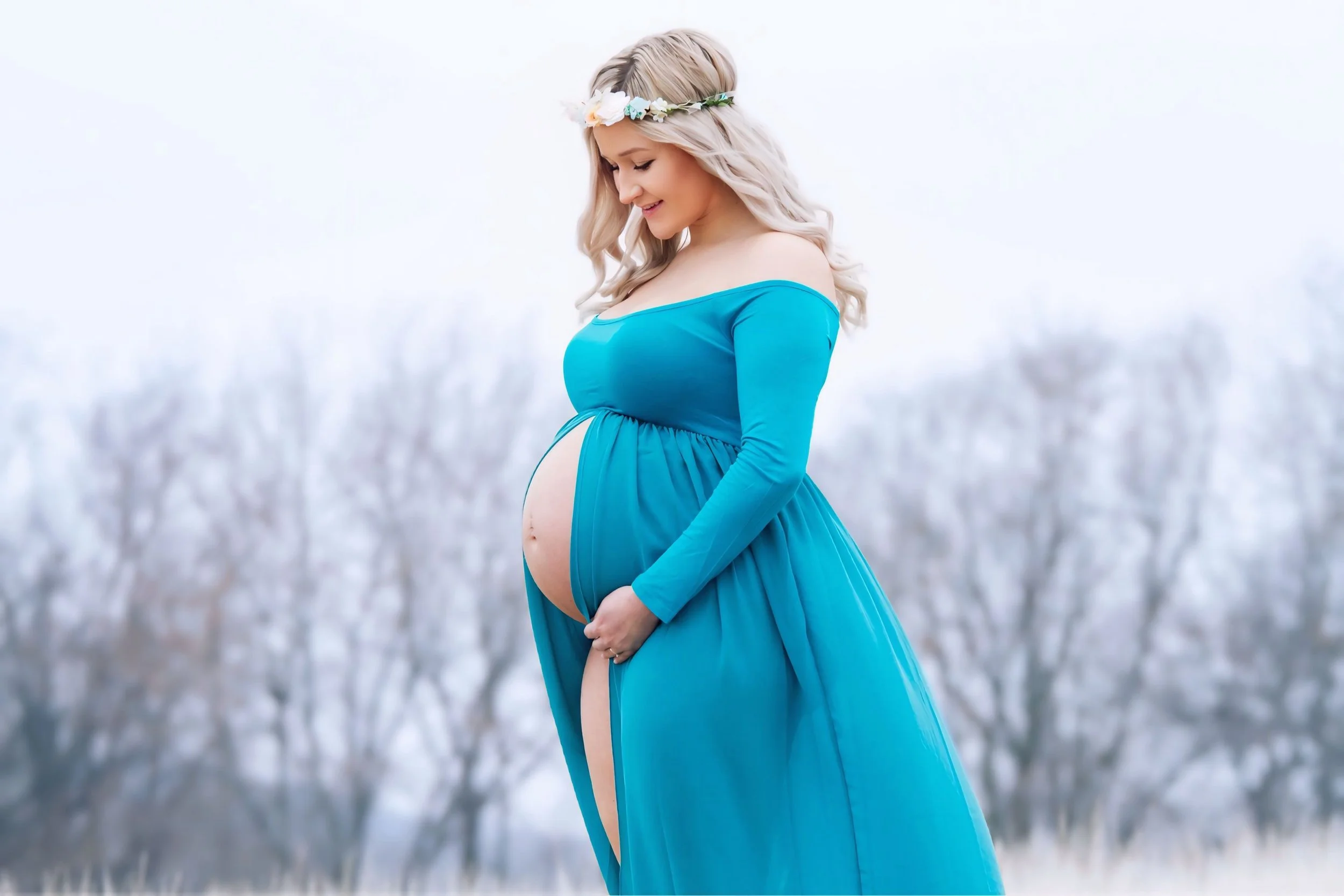 Romantic Maternity Session Omaha Nebraska | Couple Pregnancy Photos