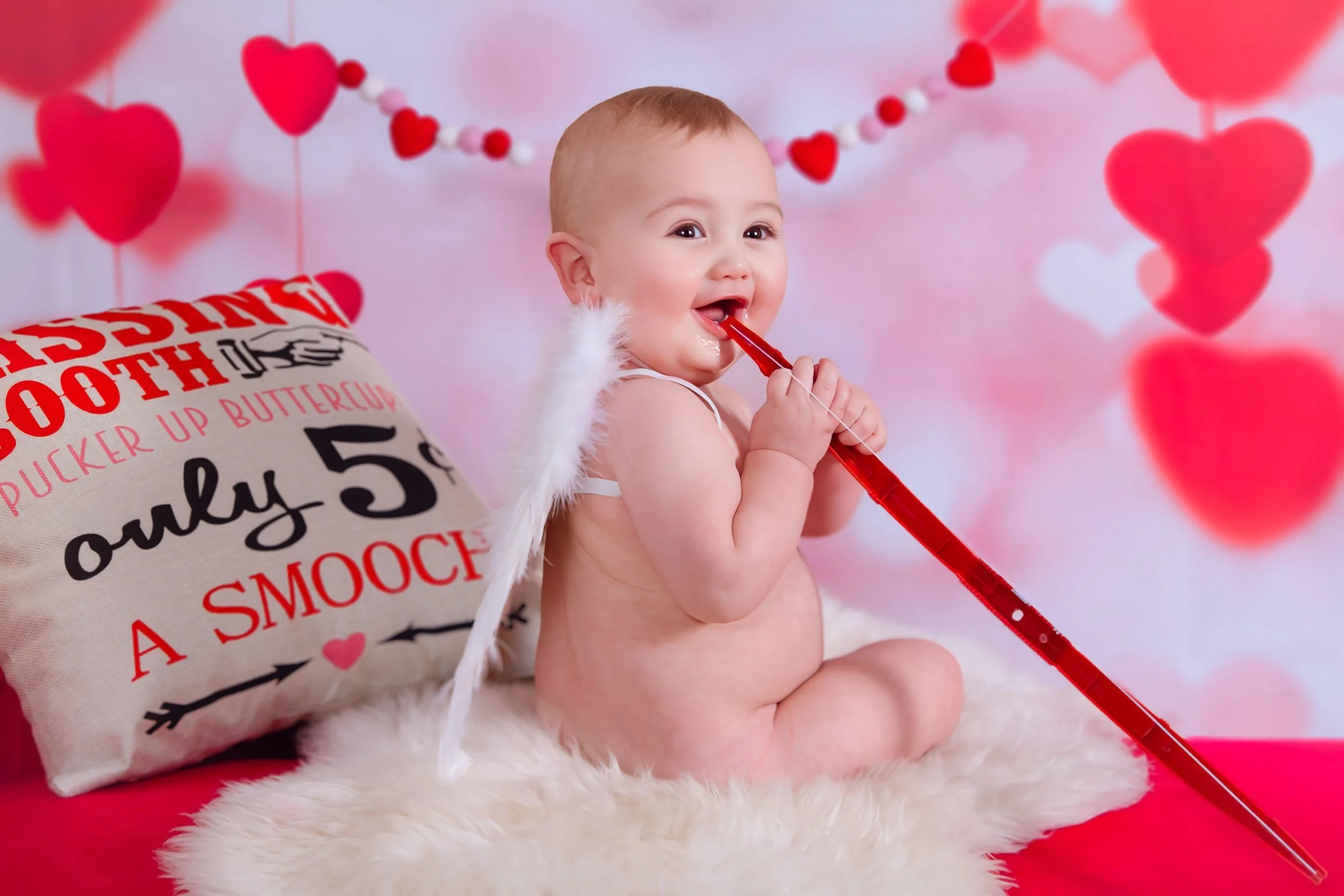 Omaha Mini Session Photographer – Valentine's Day Love Mini Sessions – Kids Portraits – Reaction Photography