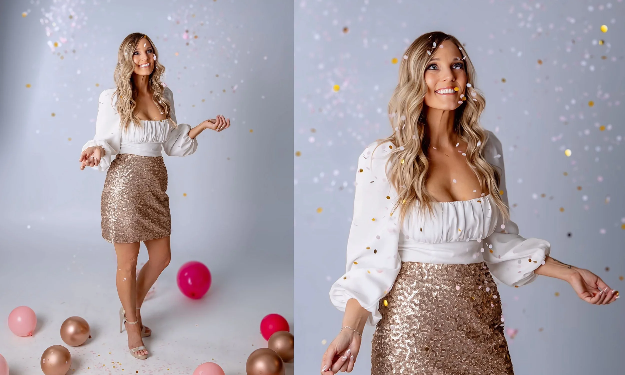 Birthday Photoshoot Omaha Confetti Celebration