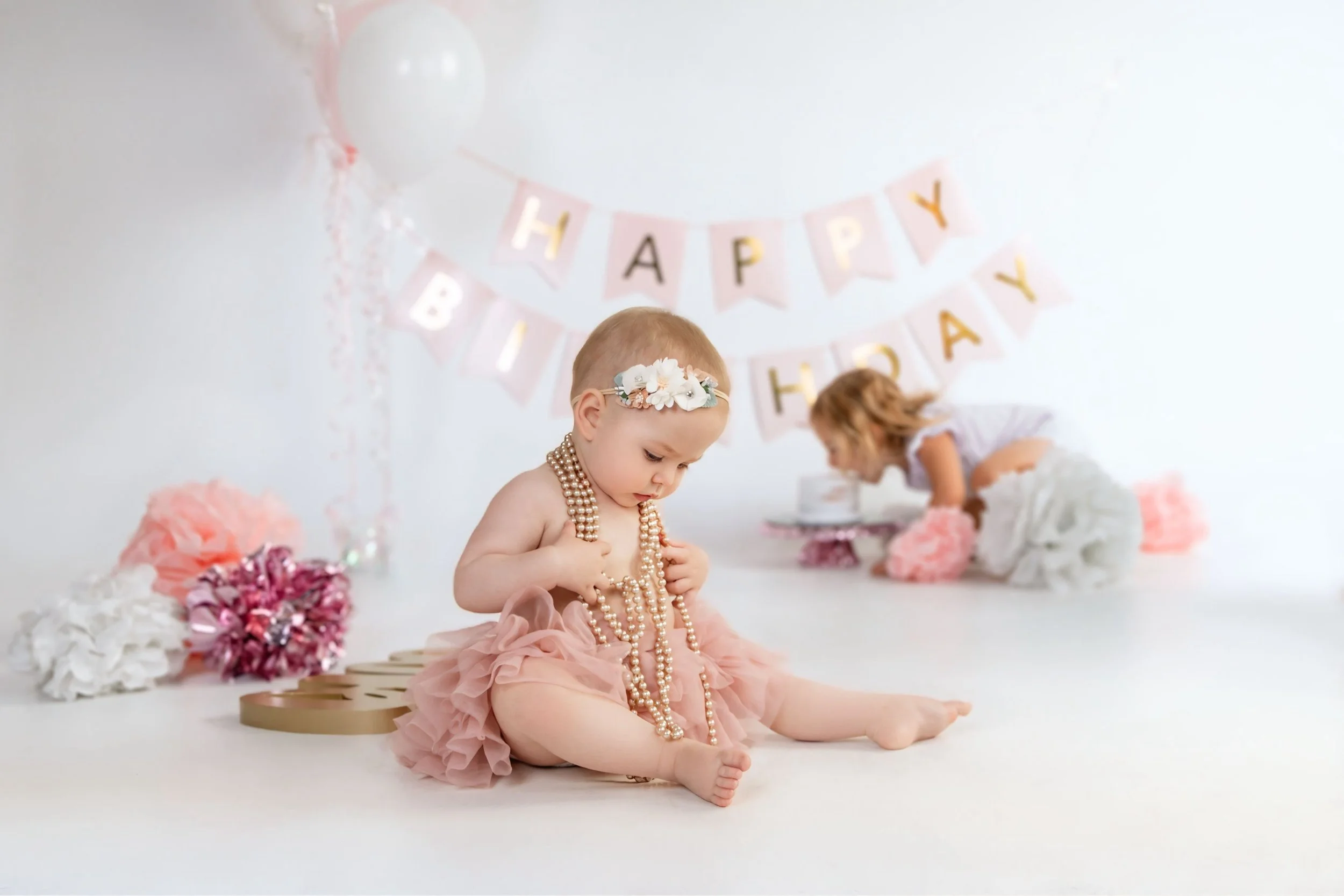 First Birthday Cake Smash Omaha Studio