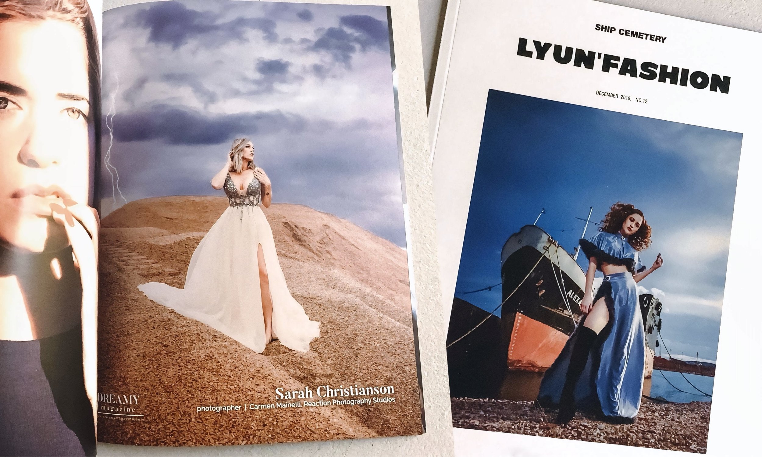 Omaha Fashion Photographer Editorial in Lyun Fashion Magazine 