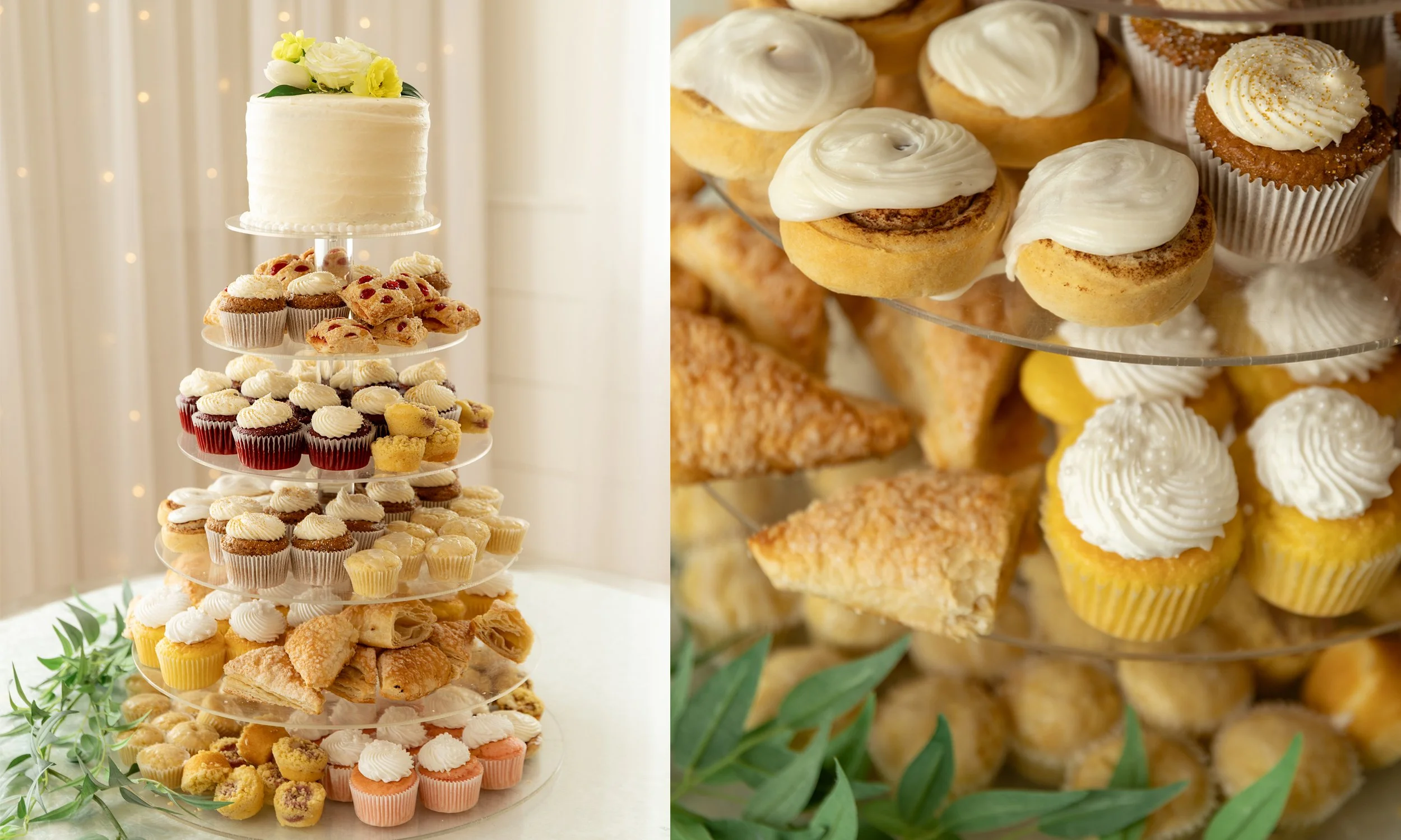 Omaha Wedding Photography | Wedding Cake Cutting Moment