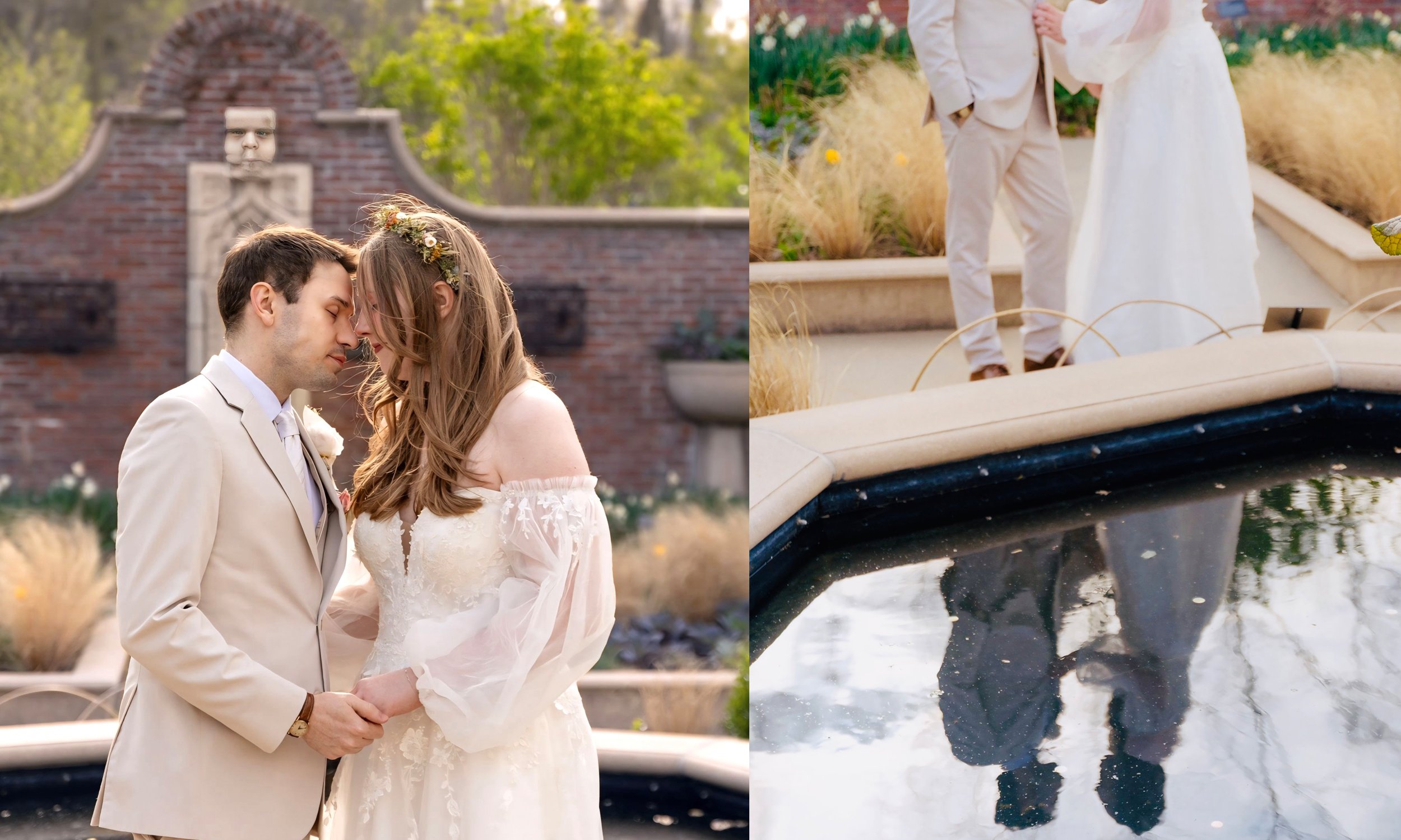 Omaha Wedding Photographer | Lauritzen Gardens | Bride and Groom 