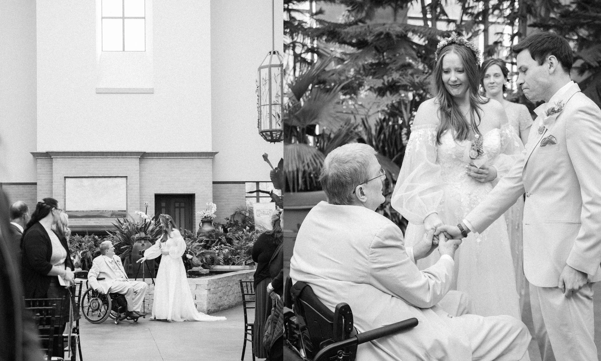 Omaha Wedding Photography | Ceremony at Lauritzen Gardens 