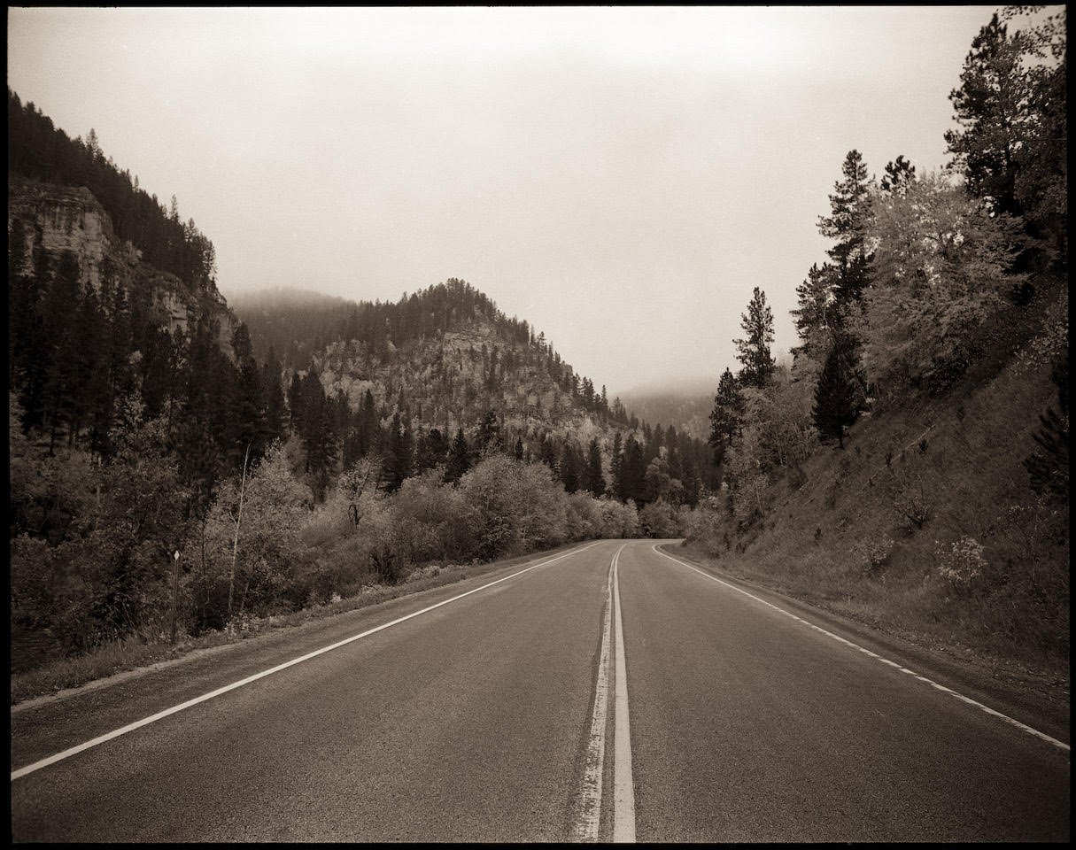 The Road Thru Spearfish Canyon, Black Hills, SD