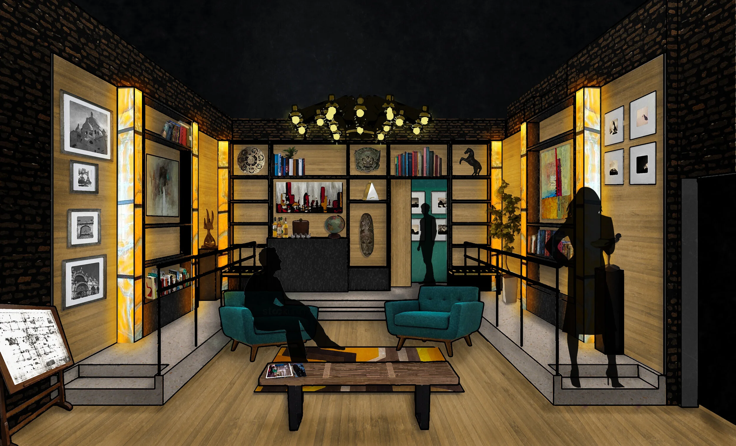 Updated Goat Rendering with columns lit and other lights dimmed.jpg