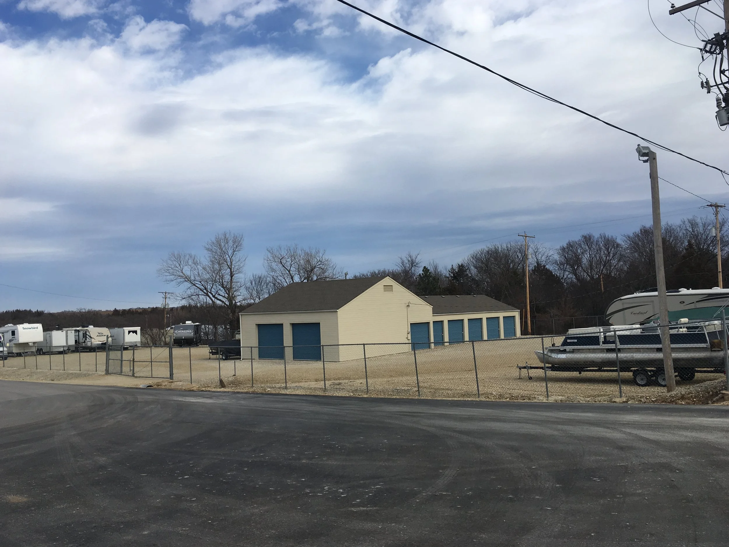 Outside Storage Manhattan Self Storage Manhattan Kansas — Manhattan