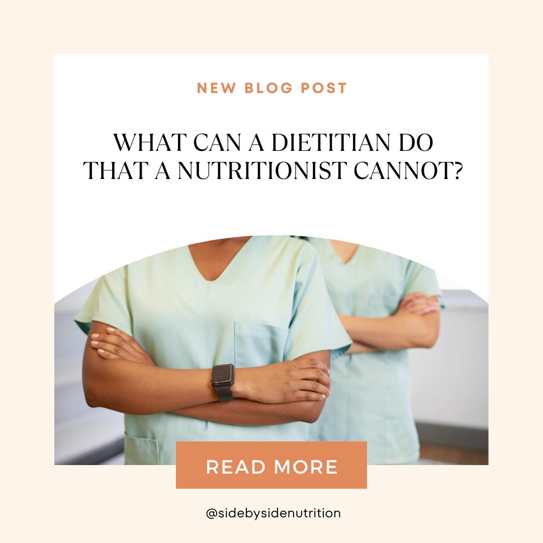 What is the difference between a nutritionist and a dietitian?