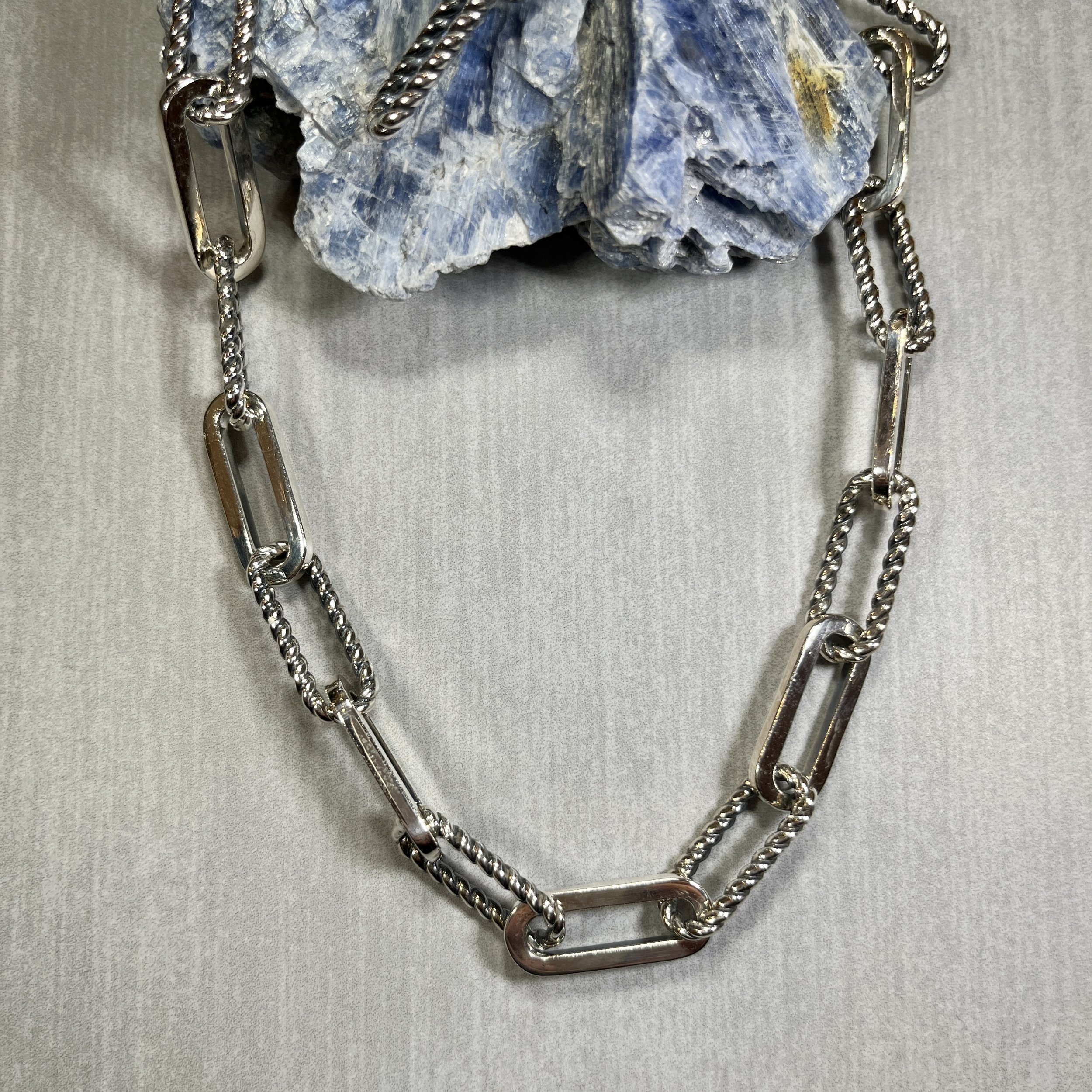 Zina Sterling Silver Link Necklace