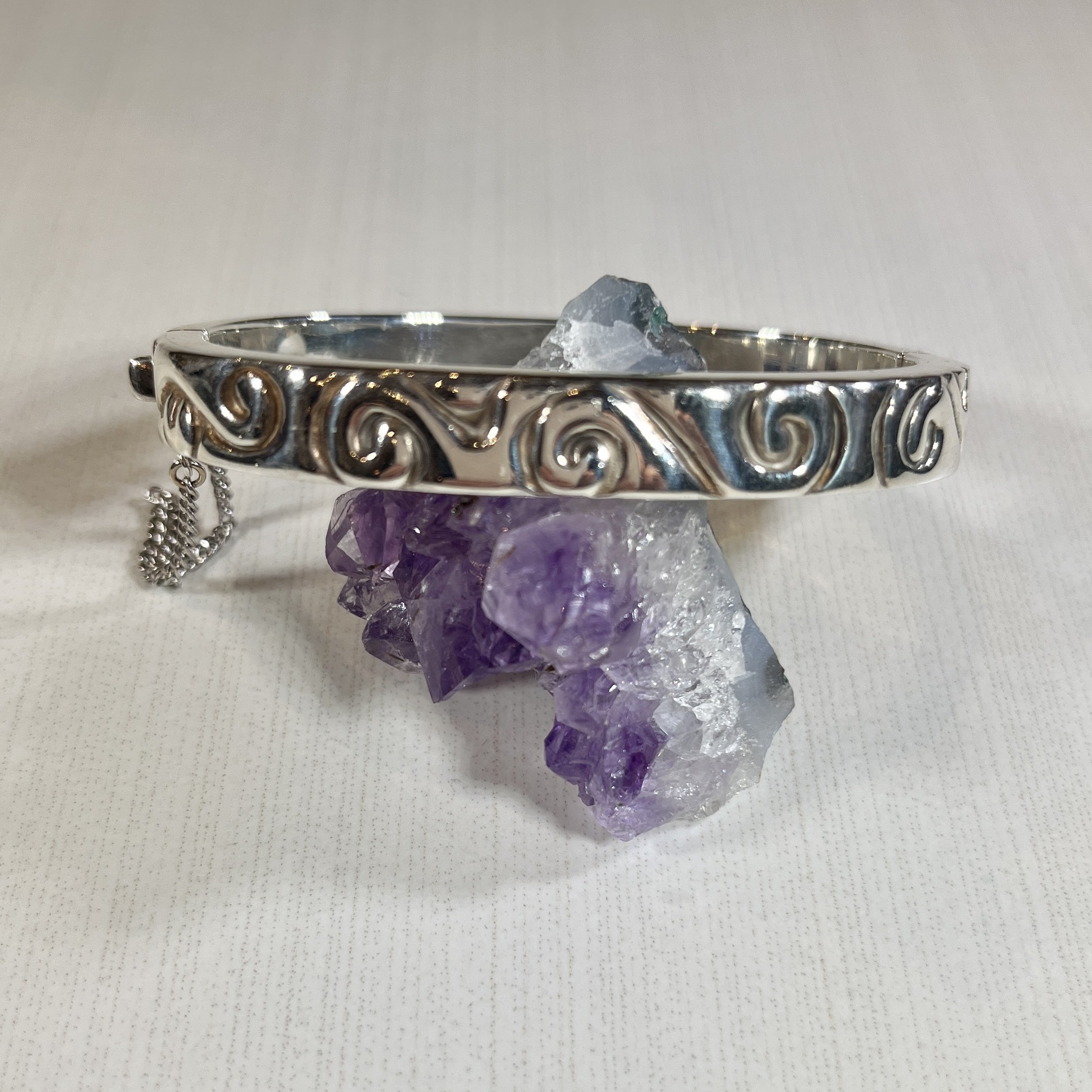 Zina Sterling Silver Bangle Bracelet