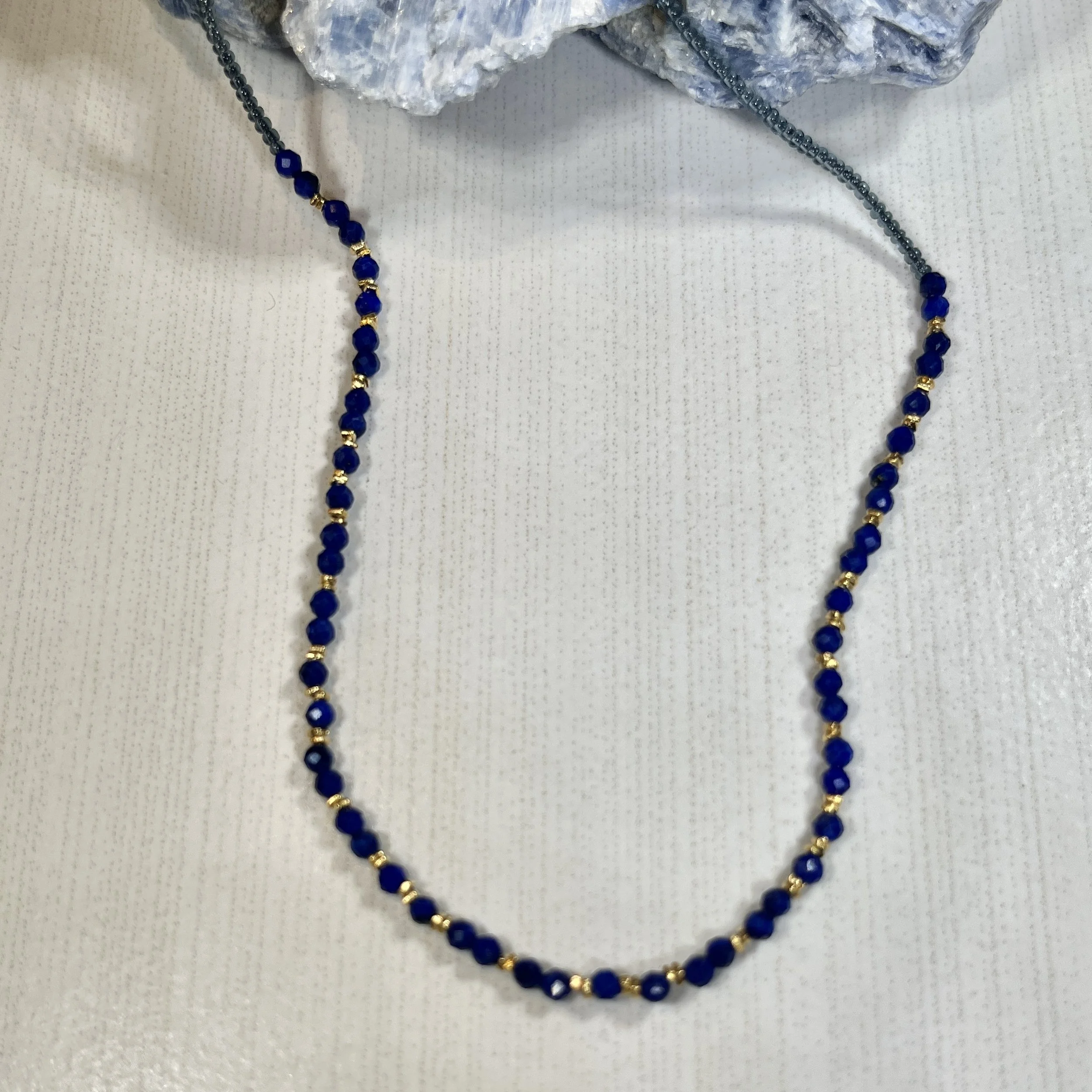 Debbie Fisher Lapis Necklace