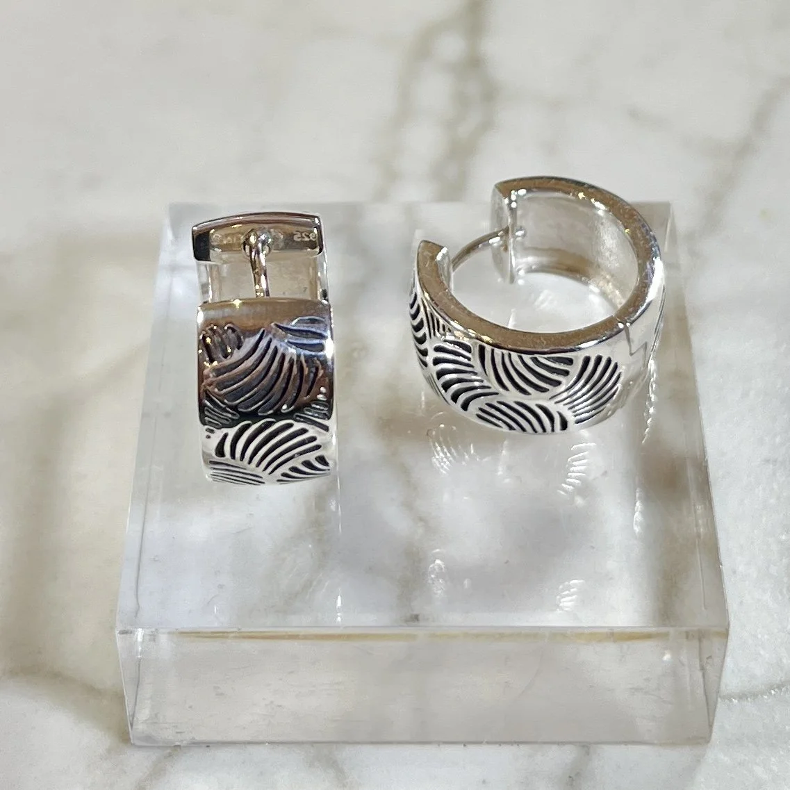 Zina Sterling Silver Hoop Earrings