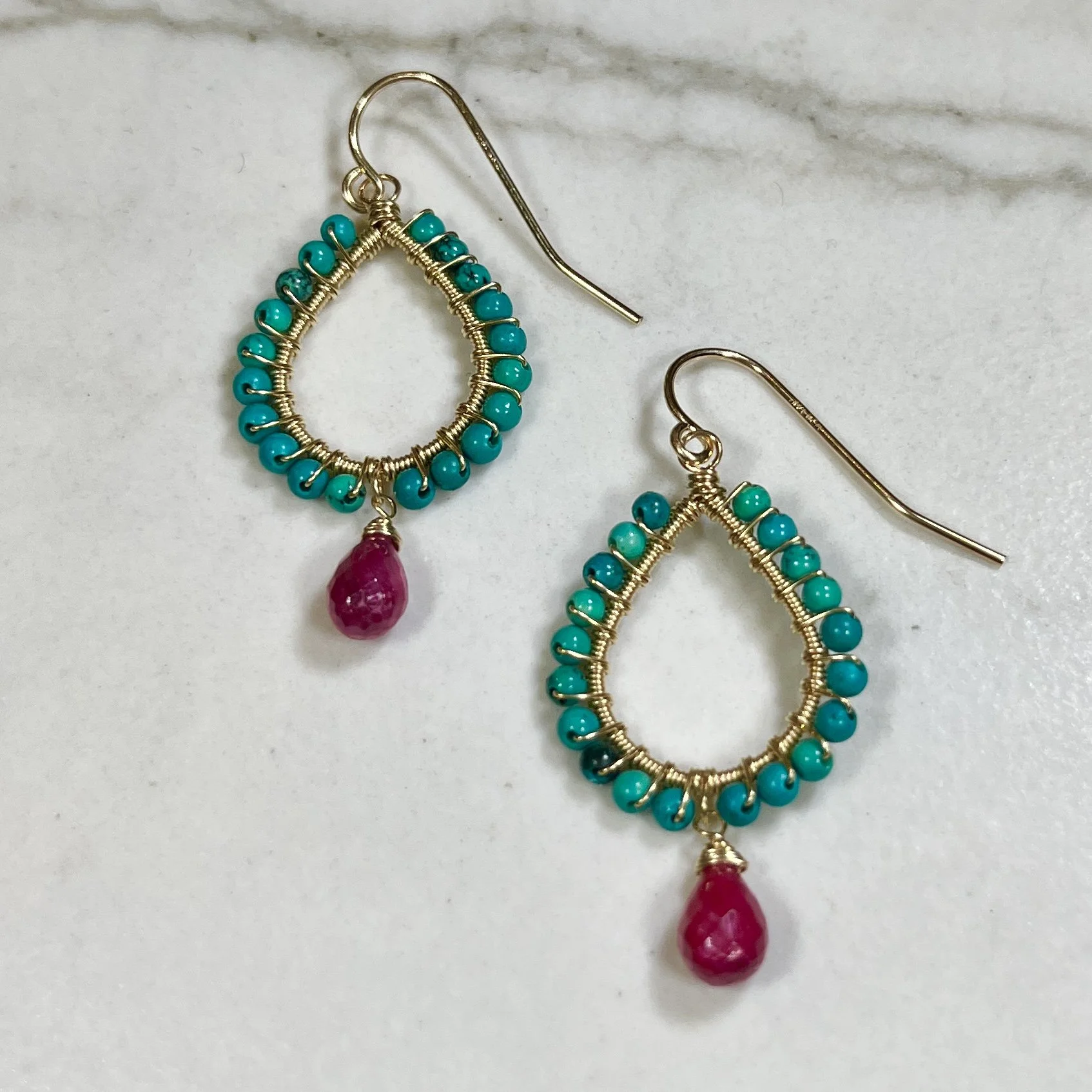 Lina's Shop Turquoise Earrings