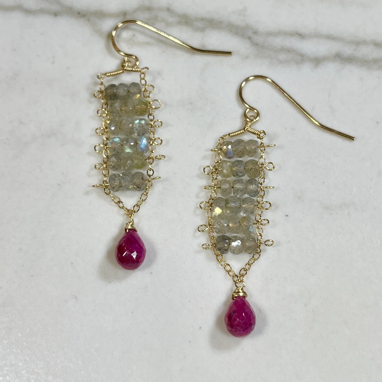 Lina's Shop Labradorite Earrings