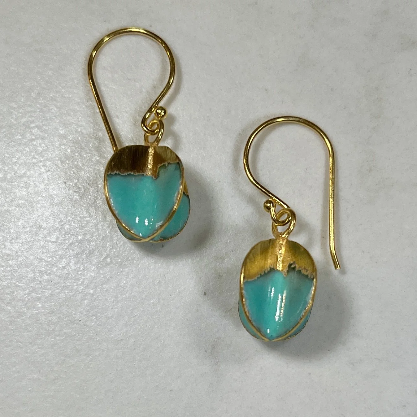 Jenny Walker Enamel Earrings