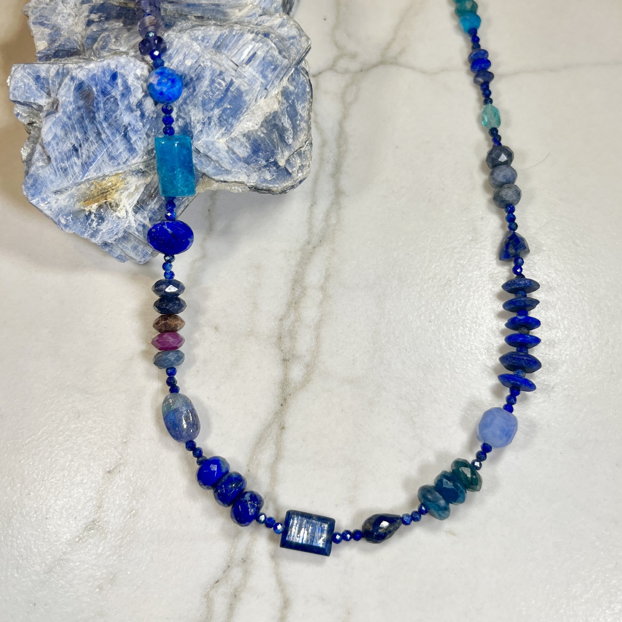 Riverstone Gemstone Necklace