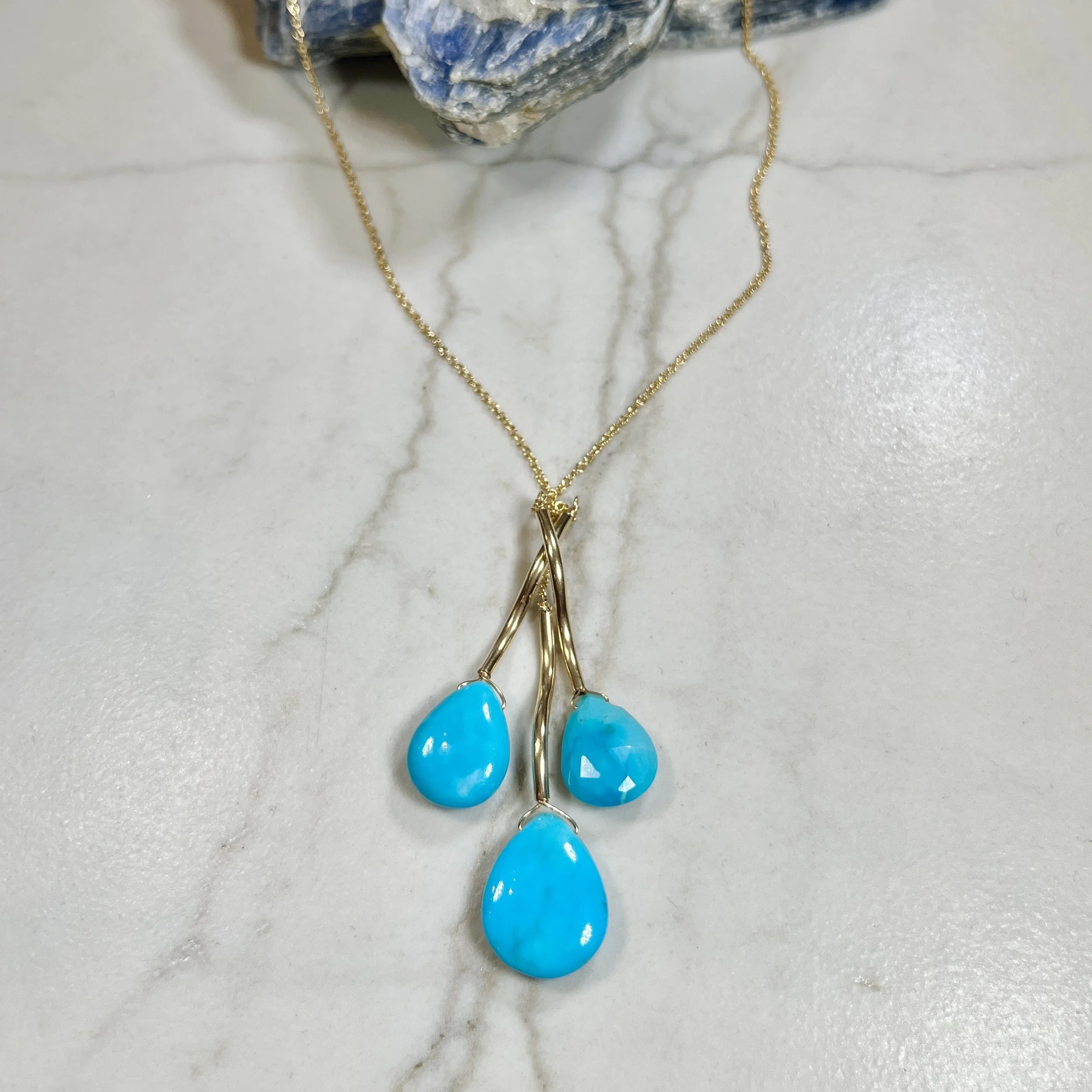 Mabel Chong Turquoise Pendant Necklace